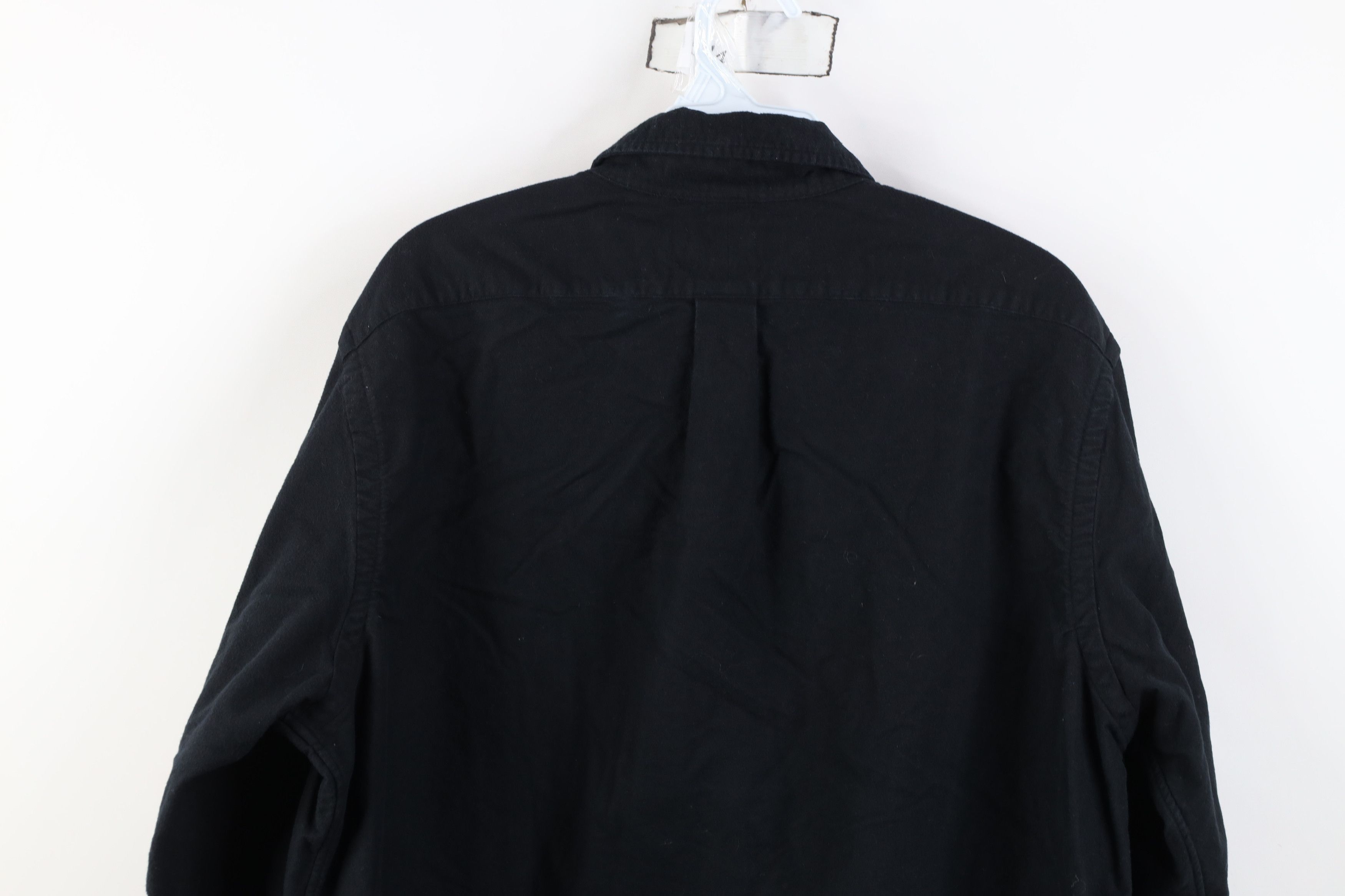 Ralph Lauren Vintage Ralph Lauren Chamois Cloth Button Down Shirt Black Size US L / EU 52-54 / 3 - 13 Thumbnail