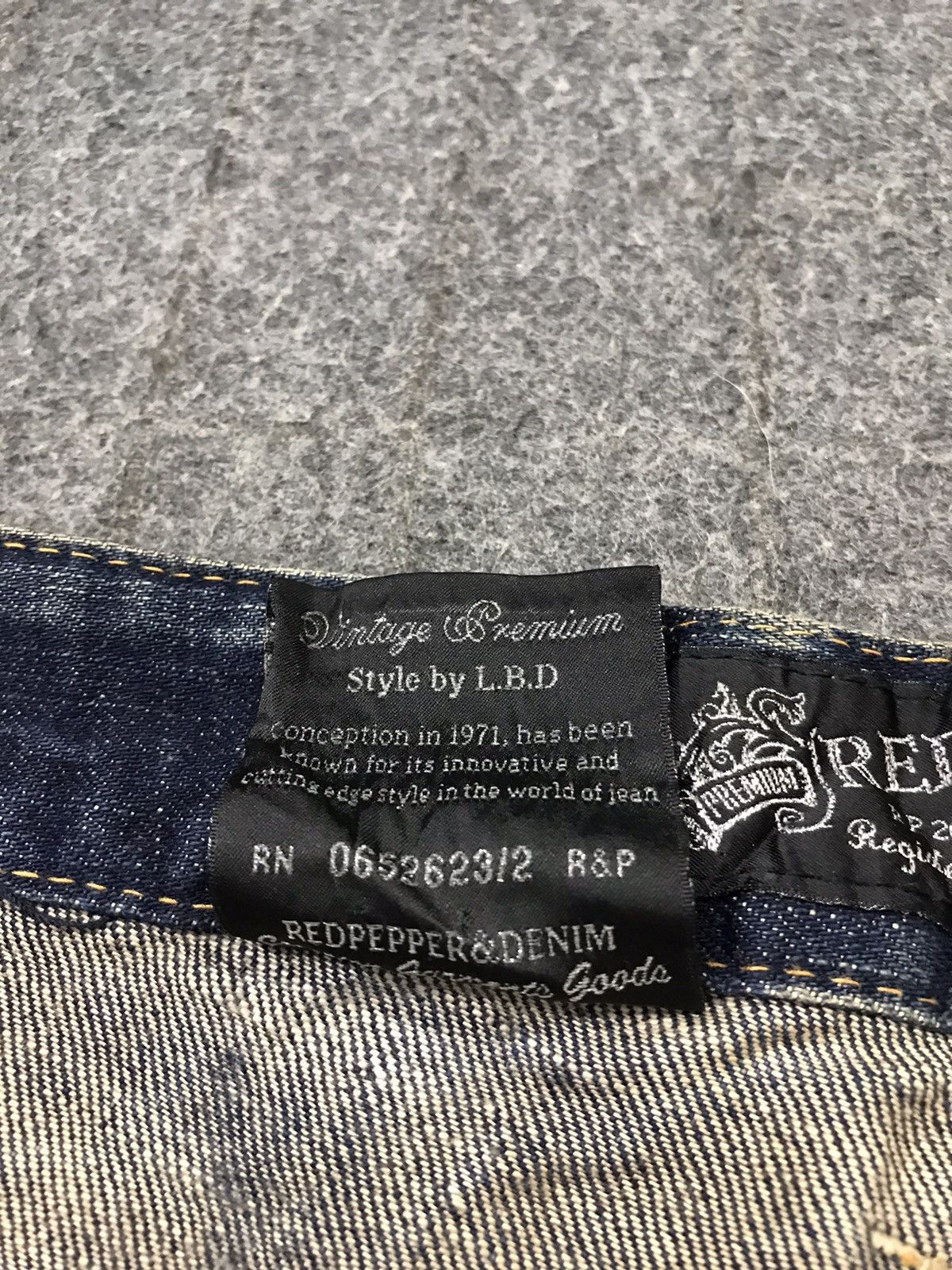 Japanese Brand × Vintage Vintage RedPepper Denim Jeans Zipper Style Size US 31 - 17 Thumbnail