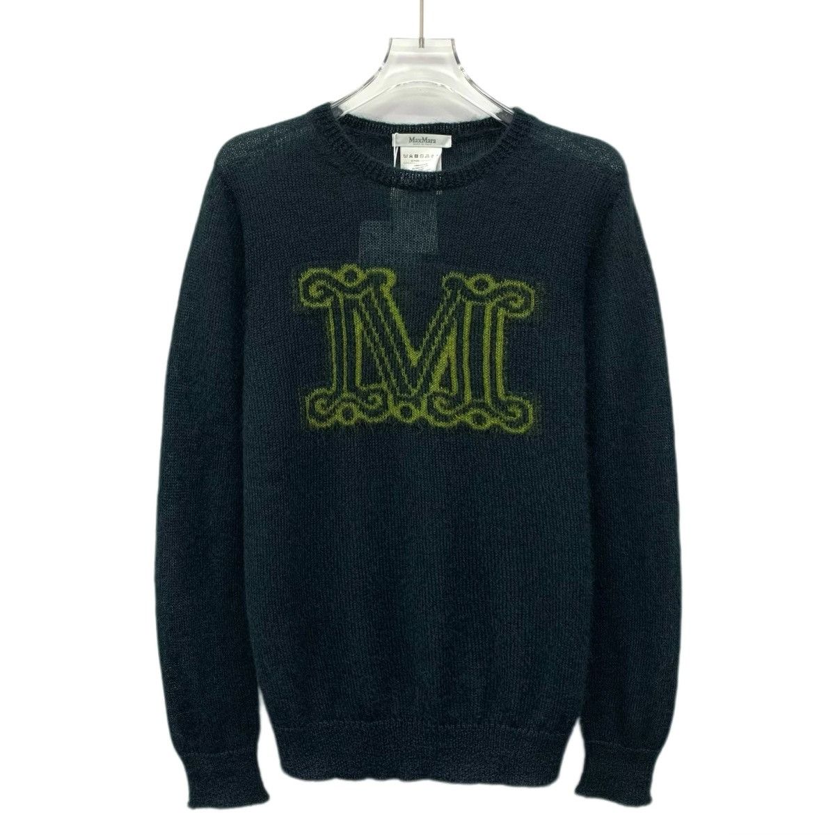 Max Mara Maxmara Chantal Series LogoLong Sleeve Knit Sweater K26WX Size M / US 6-8 / IT 42-44 - 1 Thumbnail