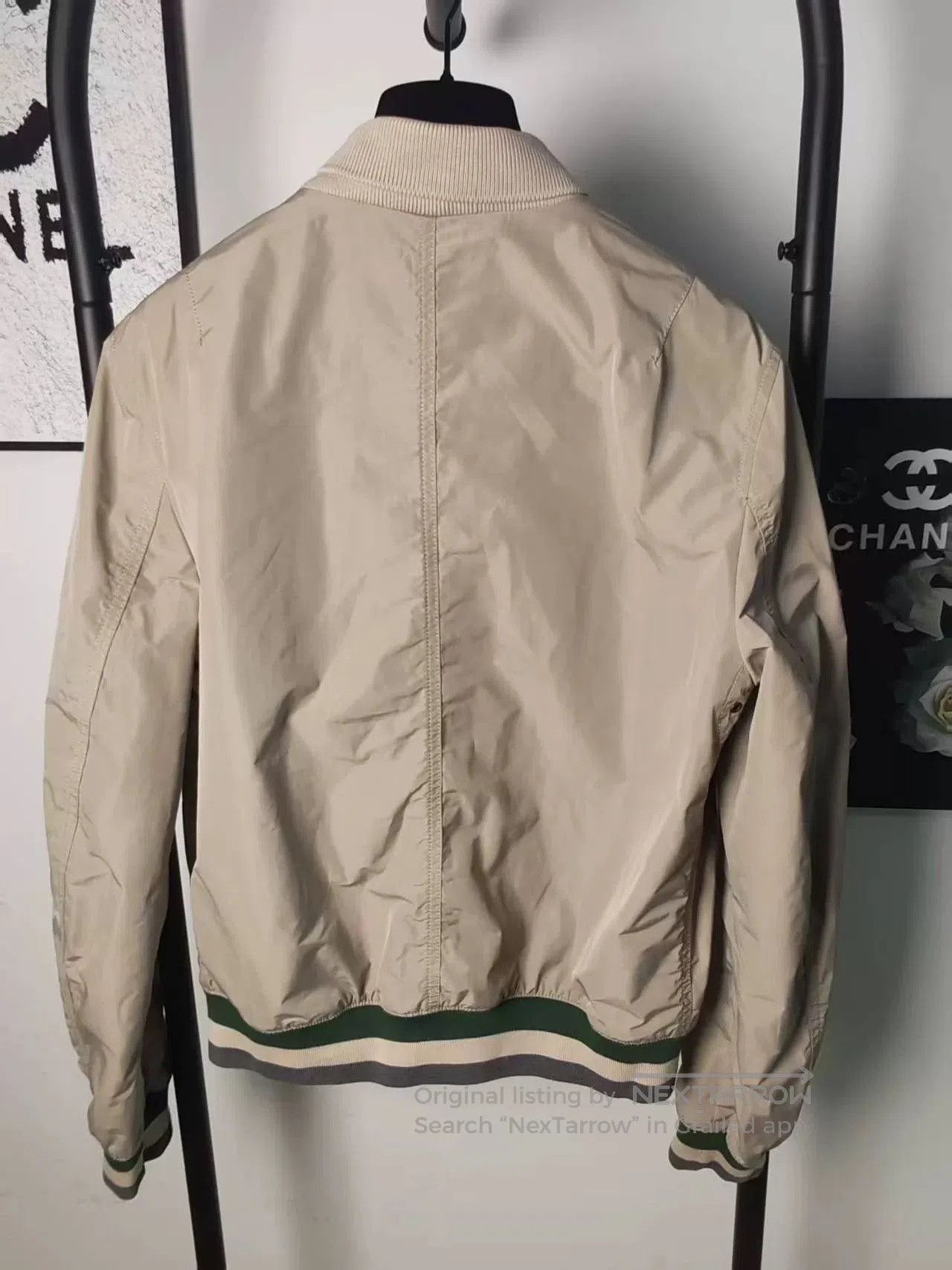 Burberry Burberry Khaki Pilot Jacket with Logo. Size US M / EU 48-50 / 2 - 2 Thumbnail