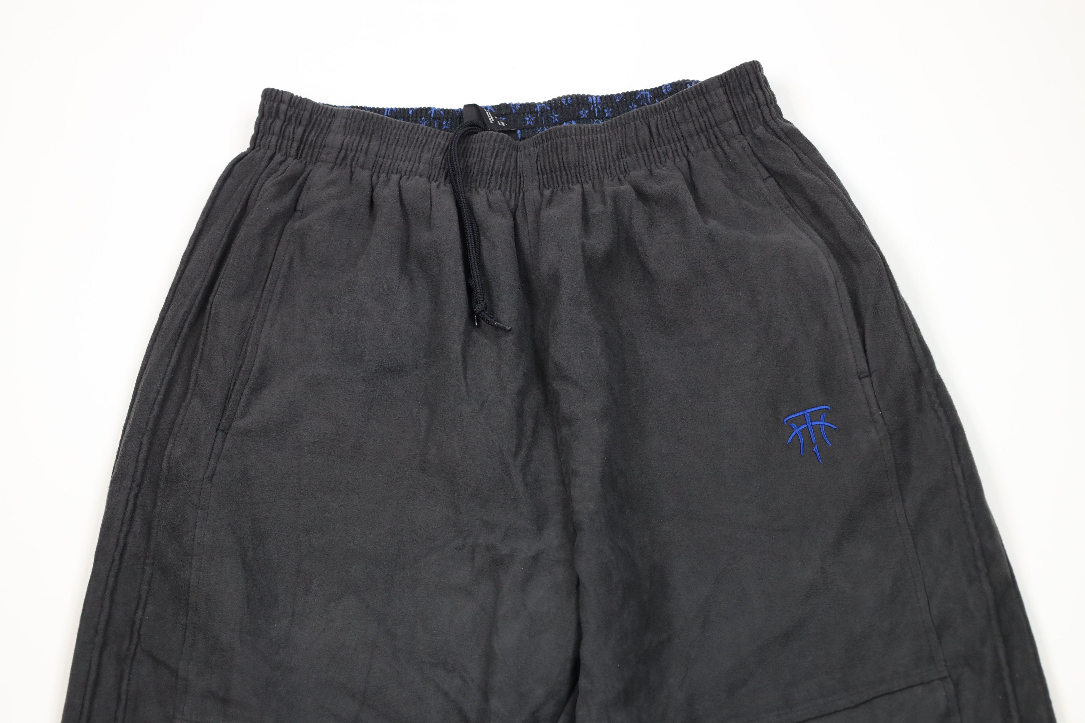 Adidas Vintage Y2K 2003 Adidas Lined Wide Leg Pants Dark Gray Size US 36 / EU 52 - 2 Thumbnail