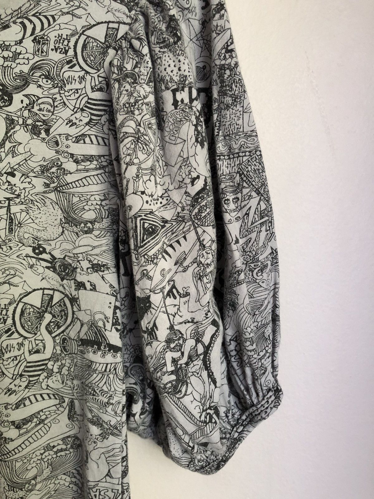 Issey Miyake × Tsumori Chisato Tsumori Chisato Archive ‘Hail Satan’ Babydoll Tee Size S / US 4 / IT 40 - 16 Thumbnail