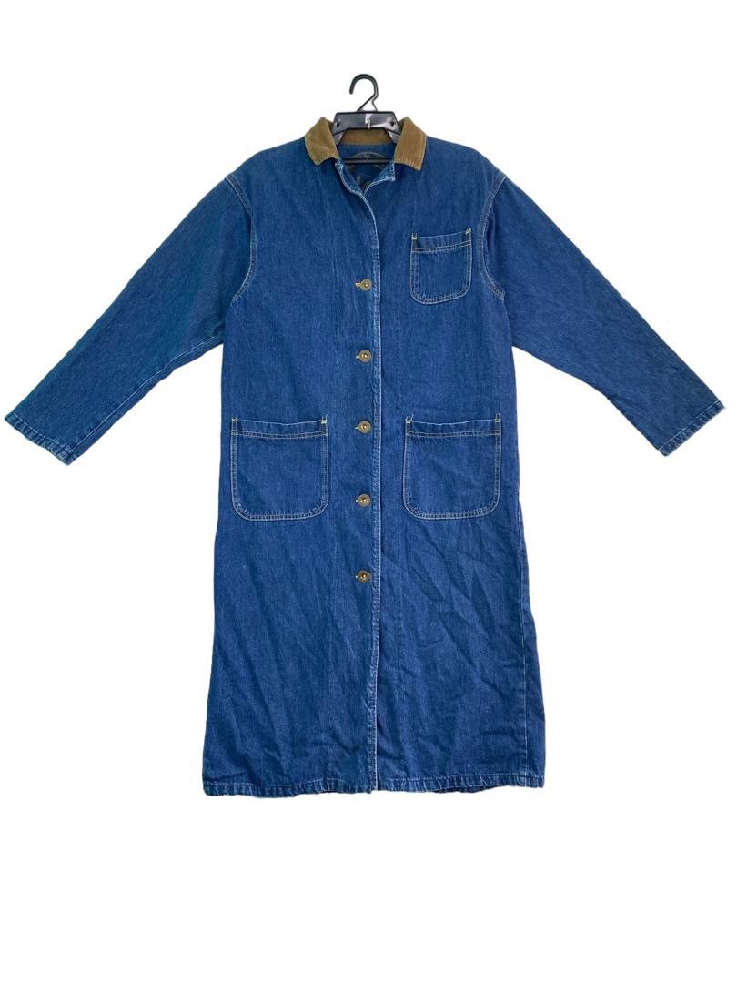 Lee × Vintage Vtg rare 70s Lee denim coat jacket union made workwear Size US S / EU 44-46 / 1 - 2 Thumbnail