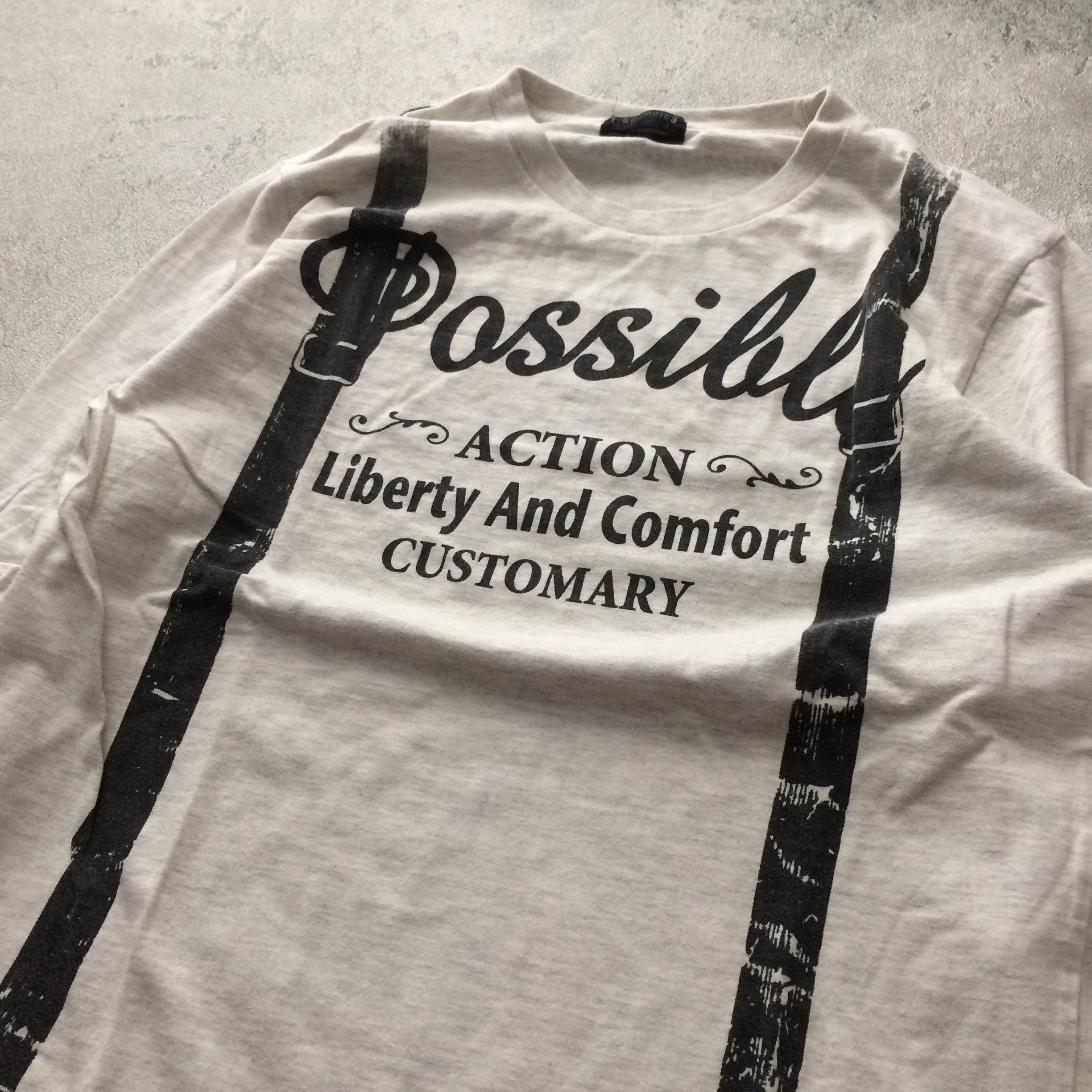 Japanese Brand Y2K T-Graphics Japanese Suspension Poem Size US XL / EU 56 / 4 - 2 Thumbnail