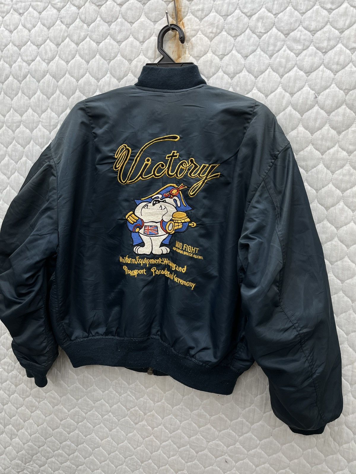 Japanese Brand 🔥🔥🔥STEALS DOG FIGHT MA1 BOMBER FLIGHT JACKET Size US L / EU 52-54 / 3 - 3 Thumbnail