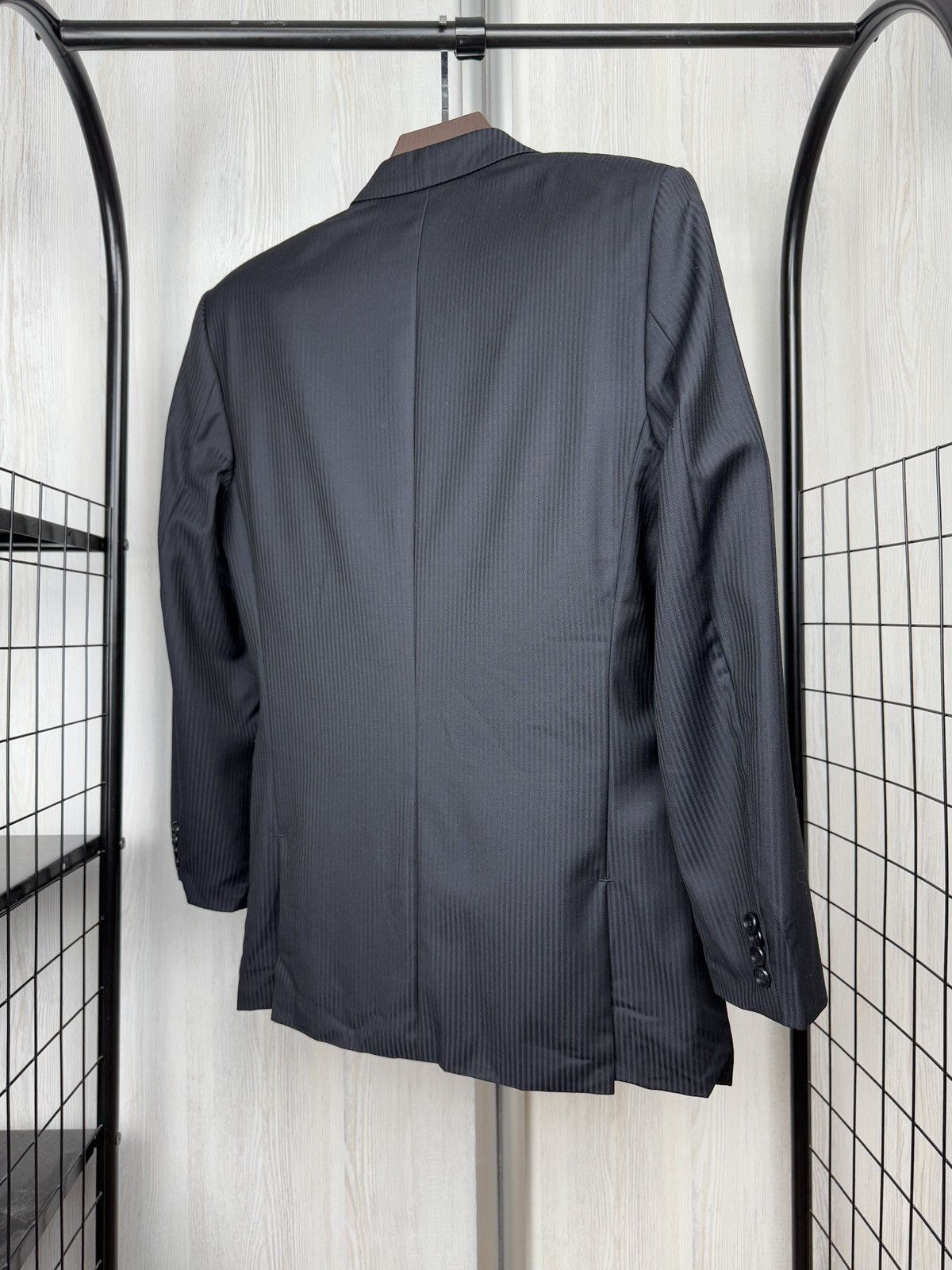 Givenchy Givenchy Paris Navy Blue Wool Pinstripe blazer sport coat Size 38R - 8 Thumbnail