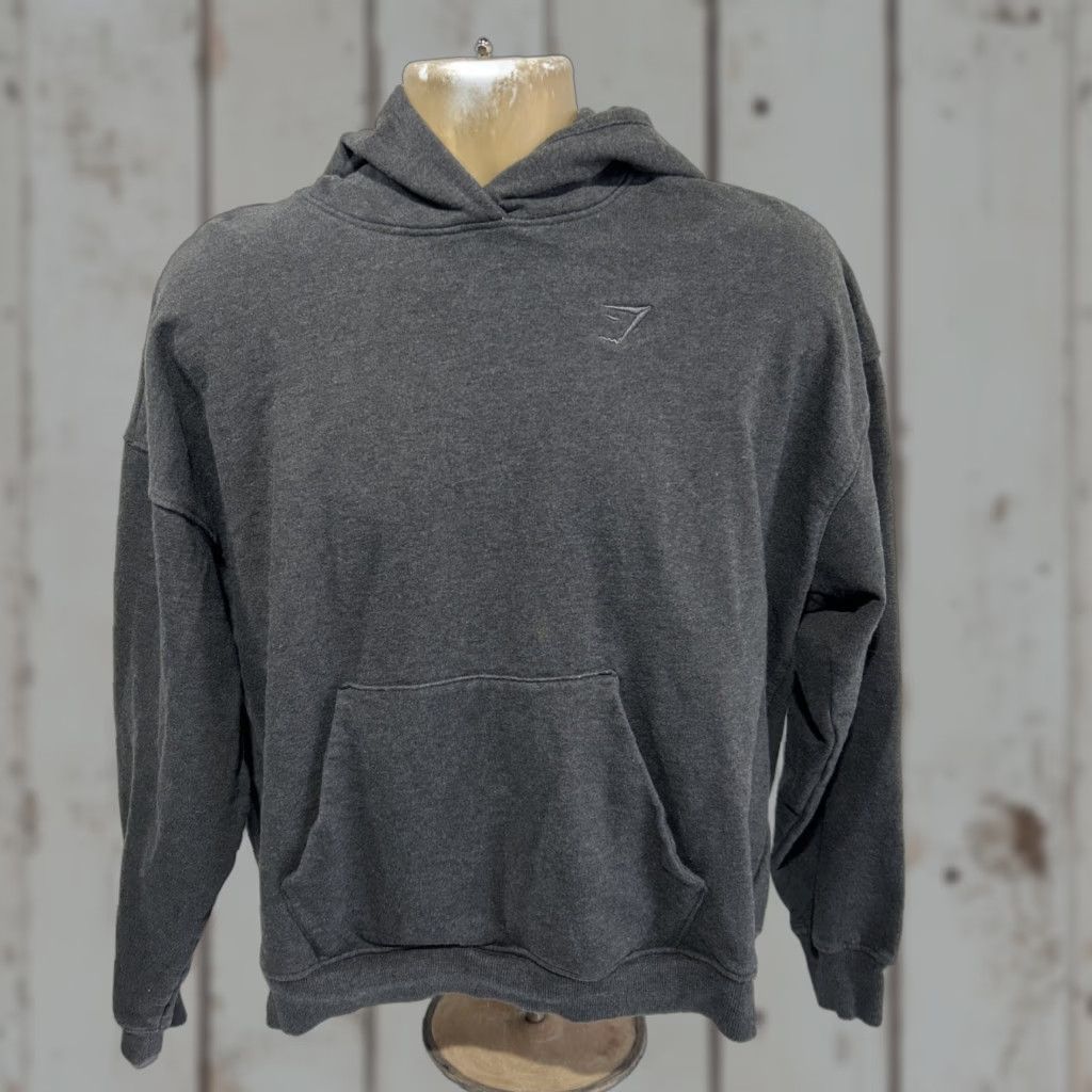 Gymshark Gymshark Hoodie Men Medium Gray Pullover Baggie Crew Neck Long Sleeve Size US M / EU 48-50 / 2 - 1 Thumbnail
