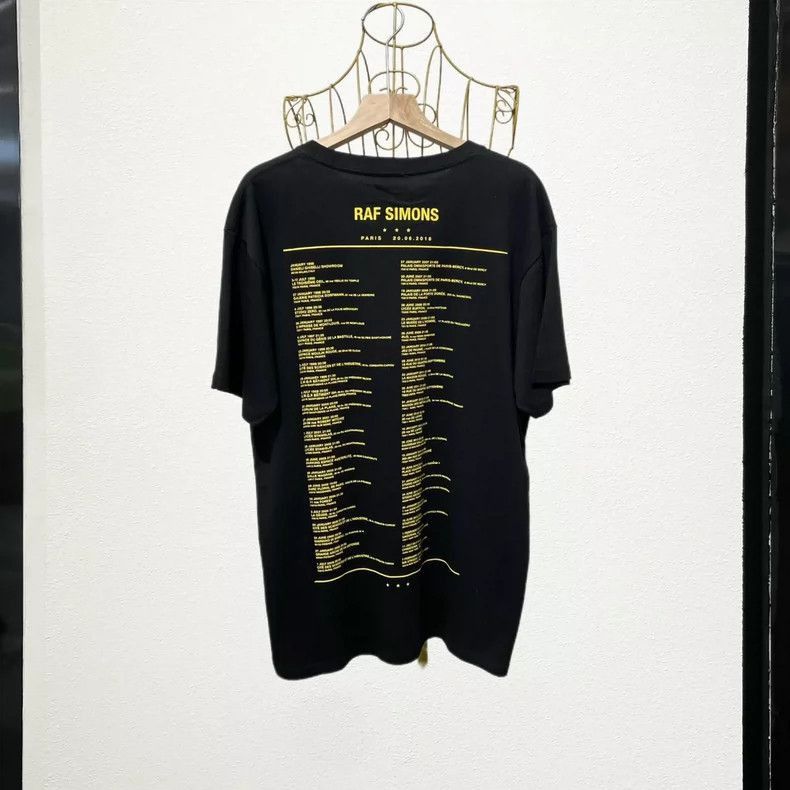 Raf Simons Raf Simons Raf Simons Black Printed Short Sleeve T-Shirt-2 Size US XS / EU 42 / 0 - 2 Thumbnail