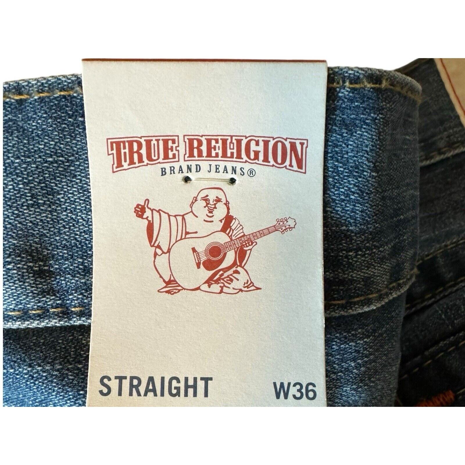 True Religion TRUE RELIGION NEW Ricky Relaxed Straights Men’s Jeans Size US 36 / EU 52 - 8 Thumbnail