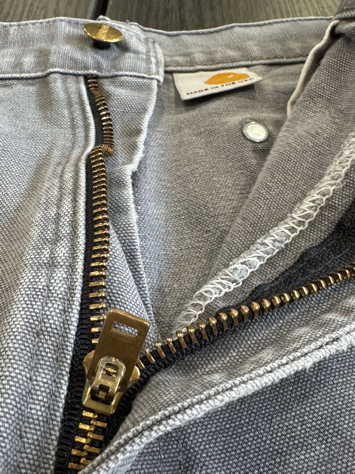 Carhartt Distressed Grey Carhartt Double Knee Work Pants Size US 34 / EU 50 - 9 Thumbnail