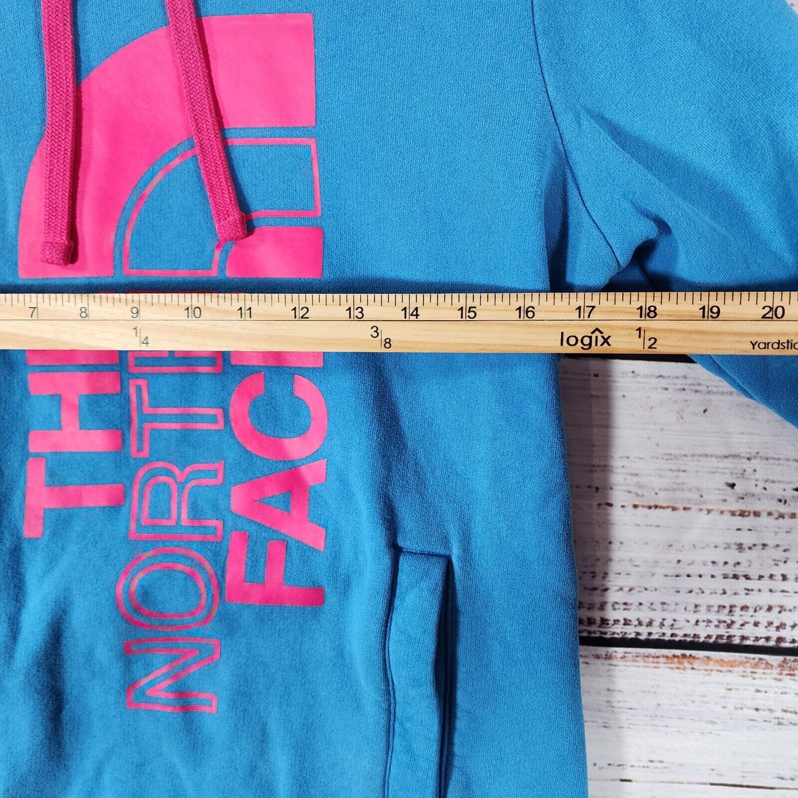 The North Face The North Face Blue Pink Hoodie Women M Sweatshirt Pullover Size M / US 6-8 / IT 42-44 - 6 Thumbnail