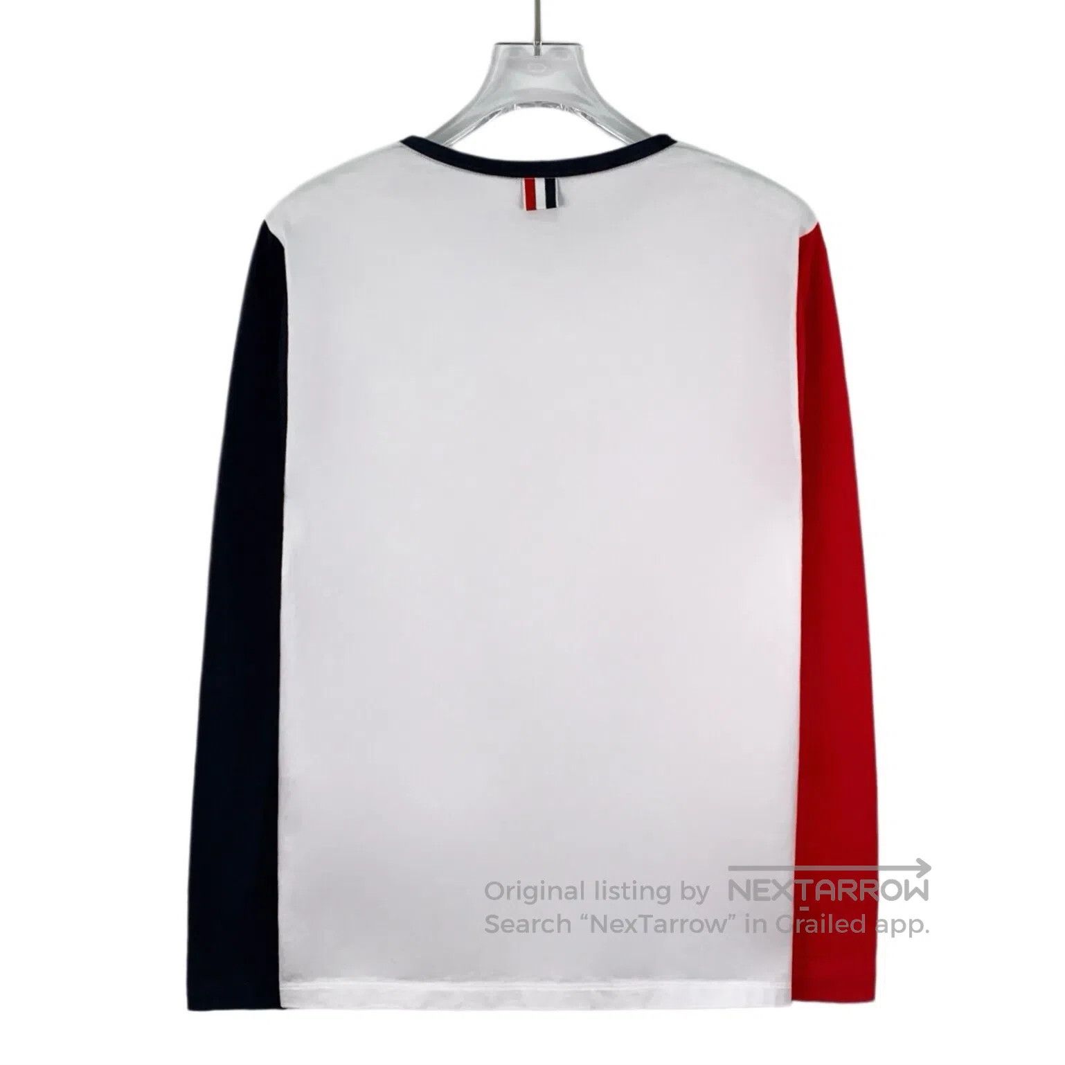 Thom Browne Thom Browne Red, White, and Blue Color Block Cotton Long S Size US XS / EU 42 / 0 - 2 Thumbnail