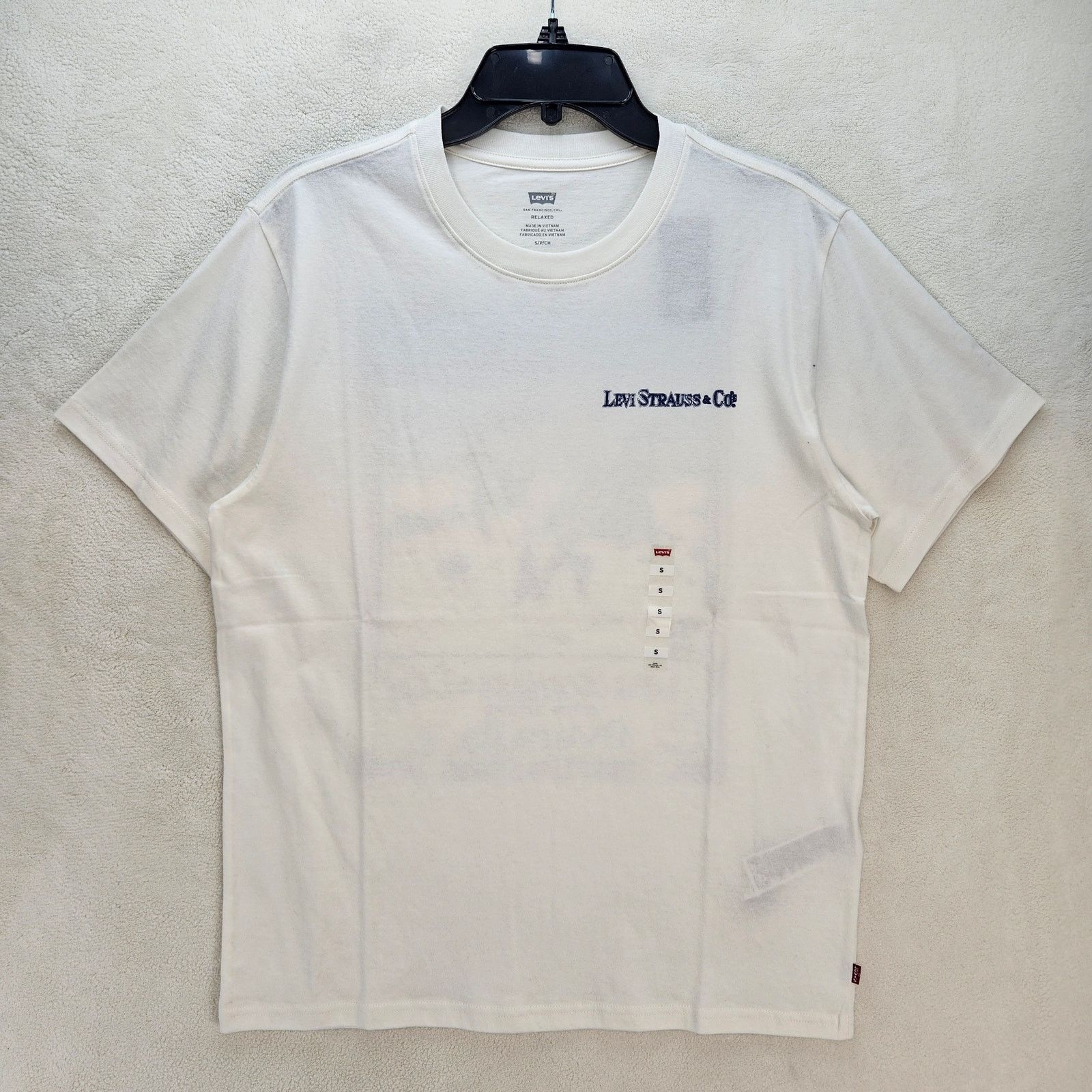 Levi's LEVI'S RELAXED FIT SHORT SLEEVE GRAPHIC T-SHIRT NWT EGRET Size US S / EU 44-46 / 1 - 1 Thumbnail