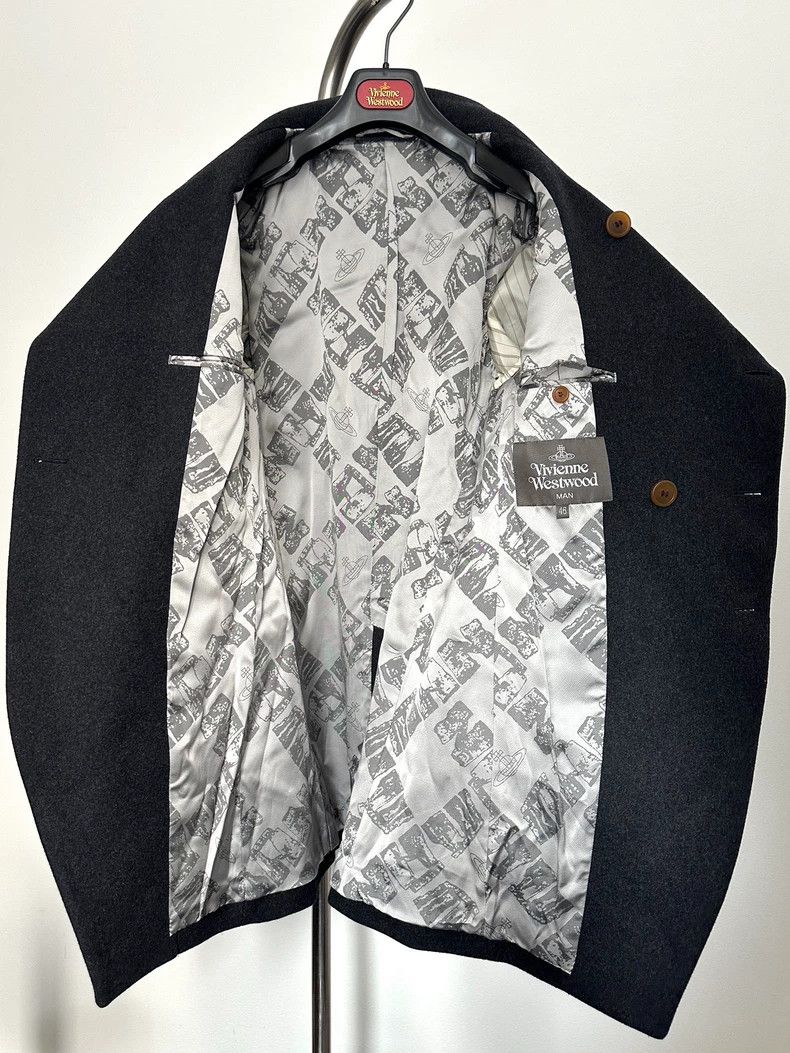 Vivienne Westwood Vivienne Westwood Black asymmetrical wool coat Size M / US 6-8 / IT 42-44 - 7 Thumbnail