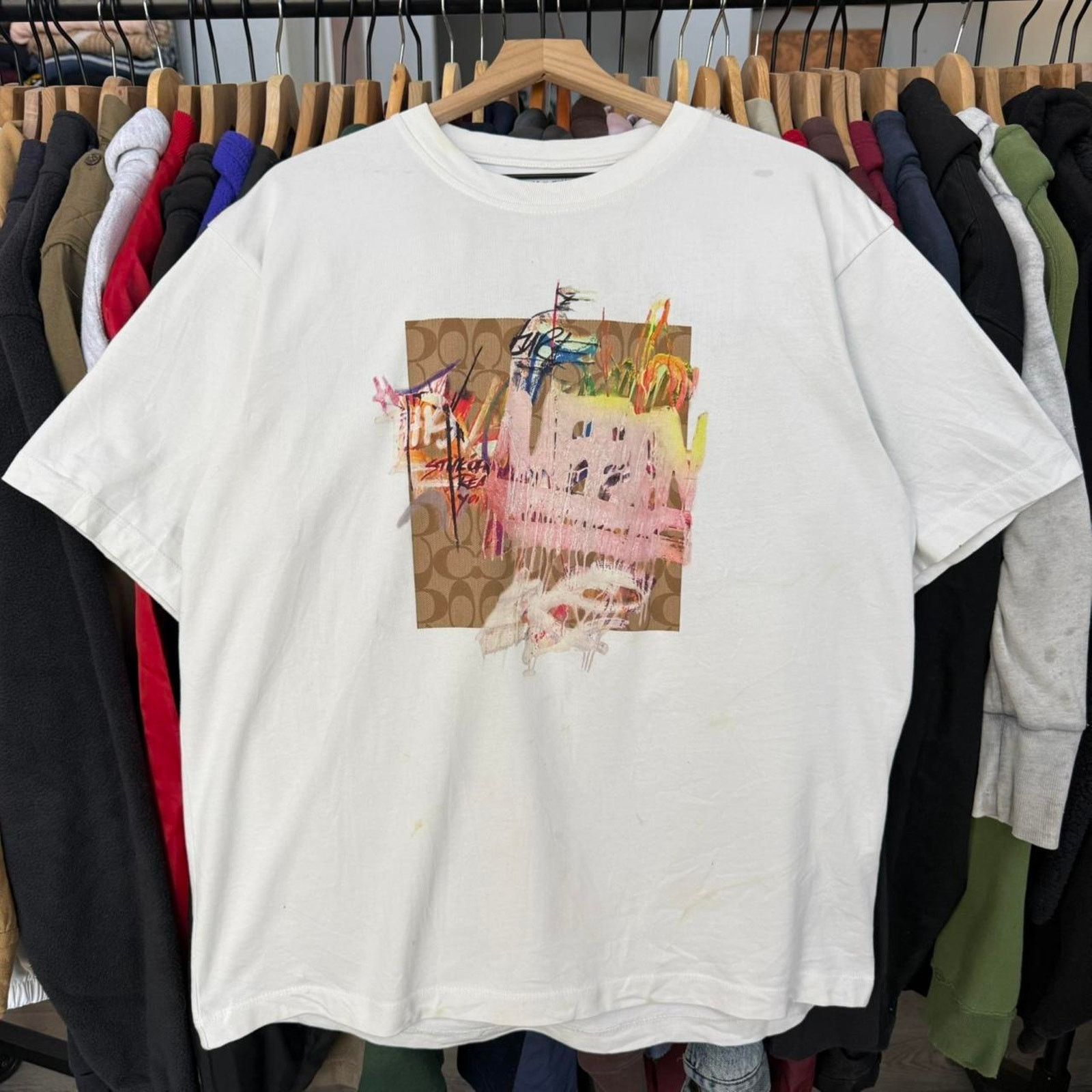 Coach Coach Mint Serf Designer T-Shirt White Size US L / EU 52-54 / 3 - 1 Thumbnail