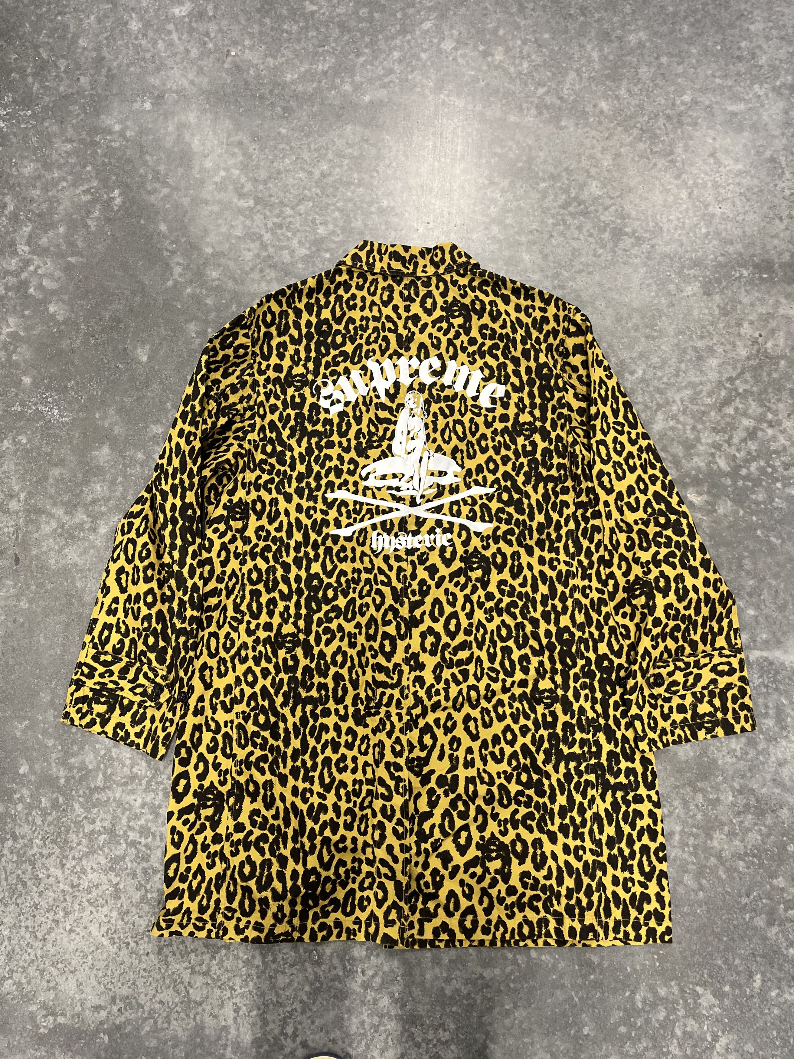 Hysteric Glamour × Supreme Supreme X Hysteric Glamour Leopard Trench Coat Size L Size US L / EU 52-54 / 3 - 2 Thumbnail