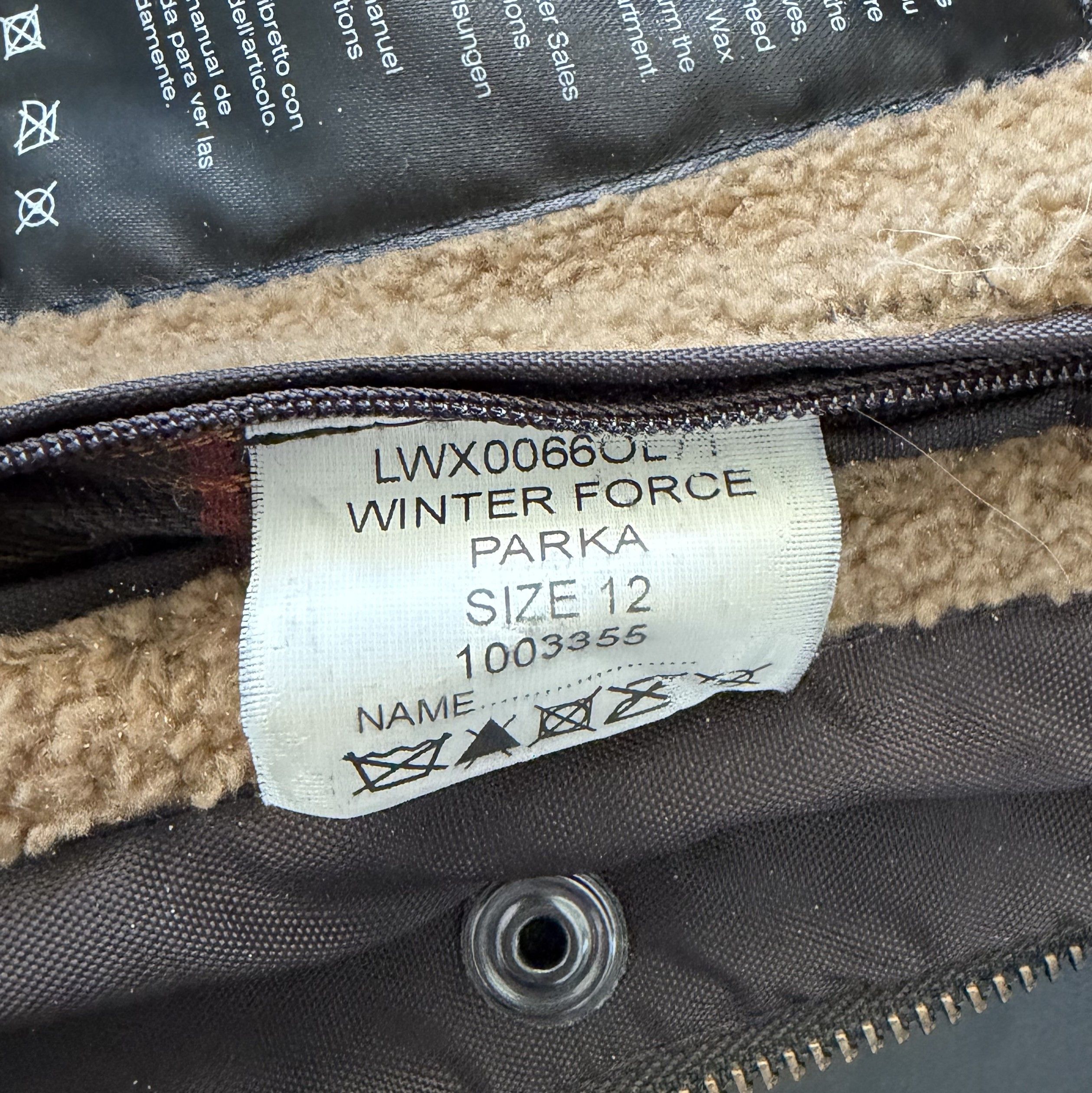 Barbour BARBOUR Winter Force Parka Hooded Jacket Brown Waxed Cotton Size M / US 6-8 / IT 42-44 - 20 Thumbnail