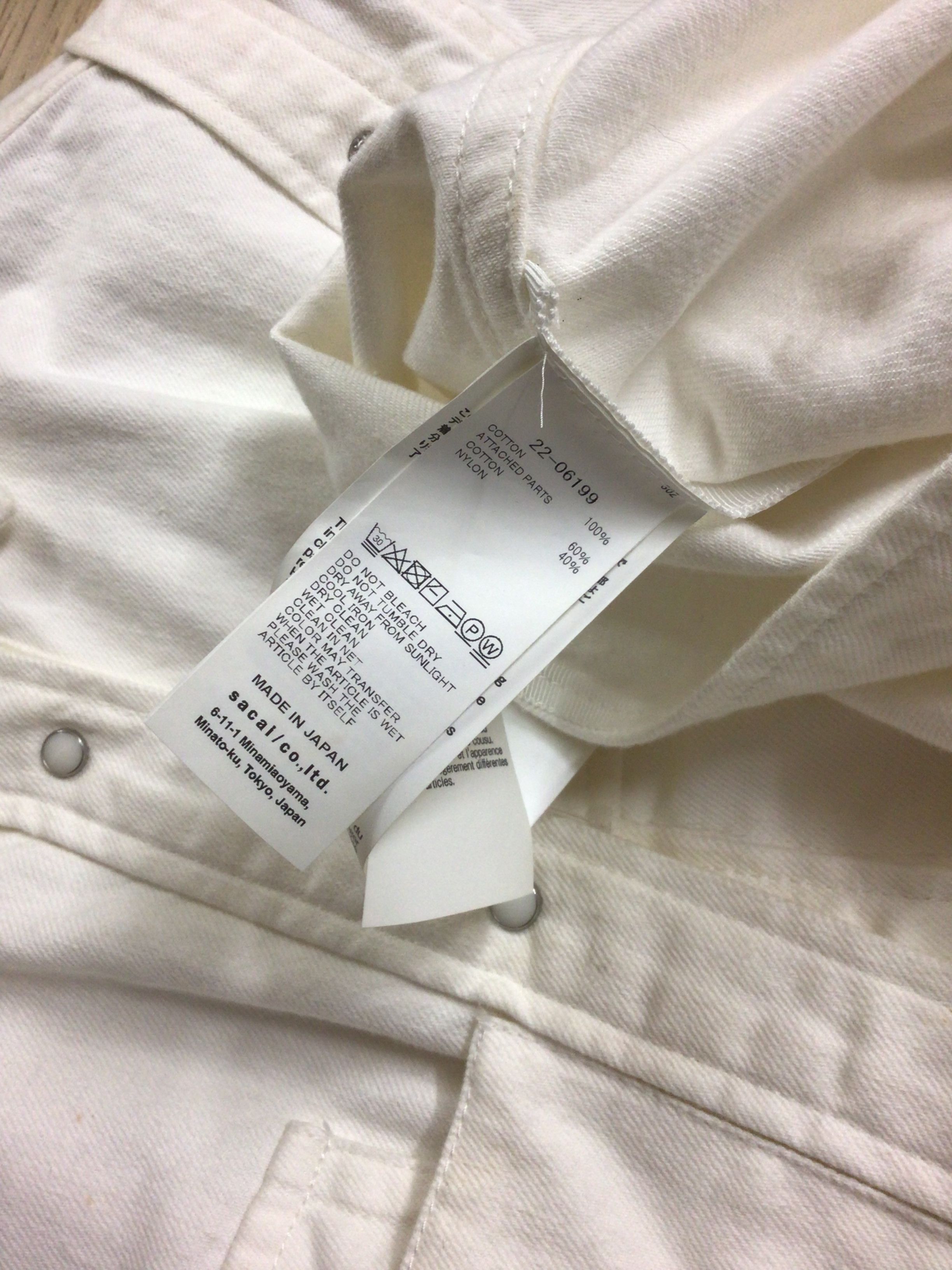 Sacai Sacai White Shirt Size S / US 4 / IT 40 - 5 Thumbnail