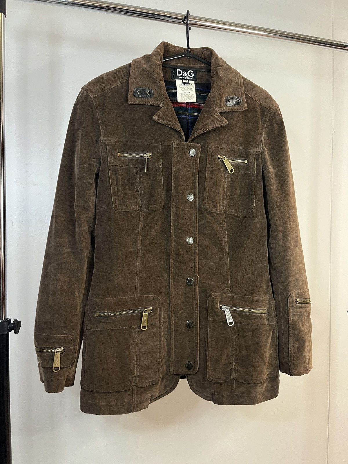 Dolce & Gabbana × Vintage Vintage Dolce Gabbana Jacket Corduroy Size S / US 4 / IT 40 - 1 Thumbnail