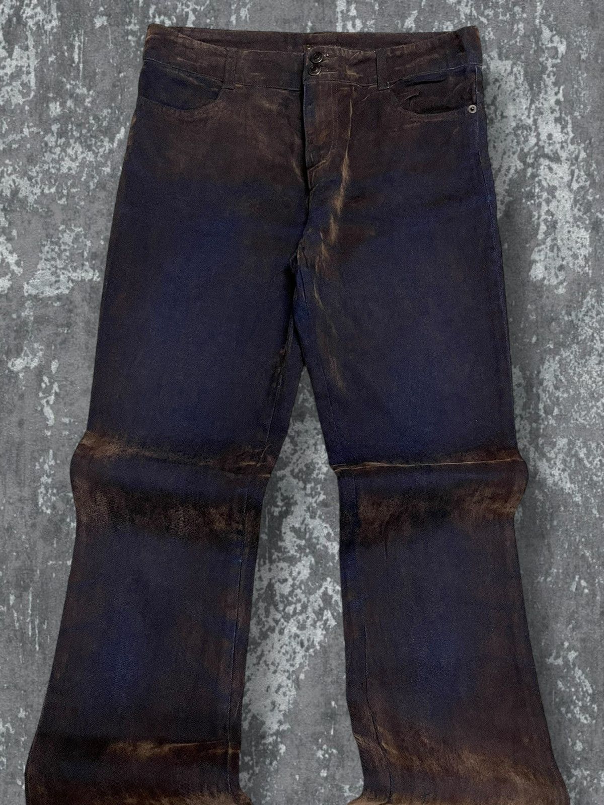 Japanese Brand Vintage 1990s Rare Japan Designer Weatherland Disco Denim Size US 29 - 4 Thumbnail