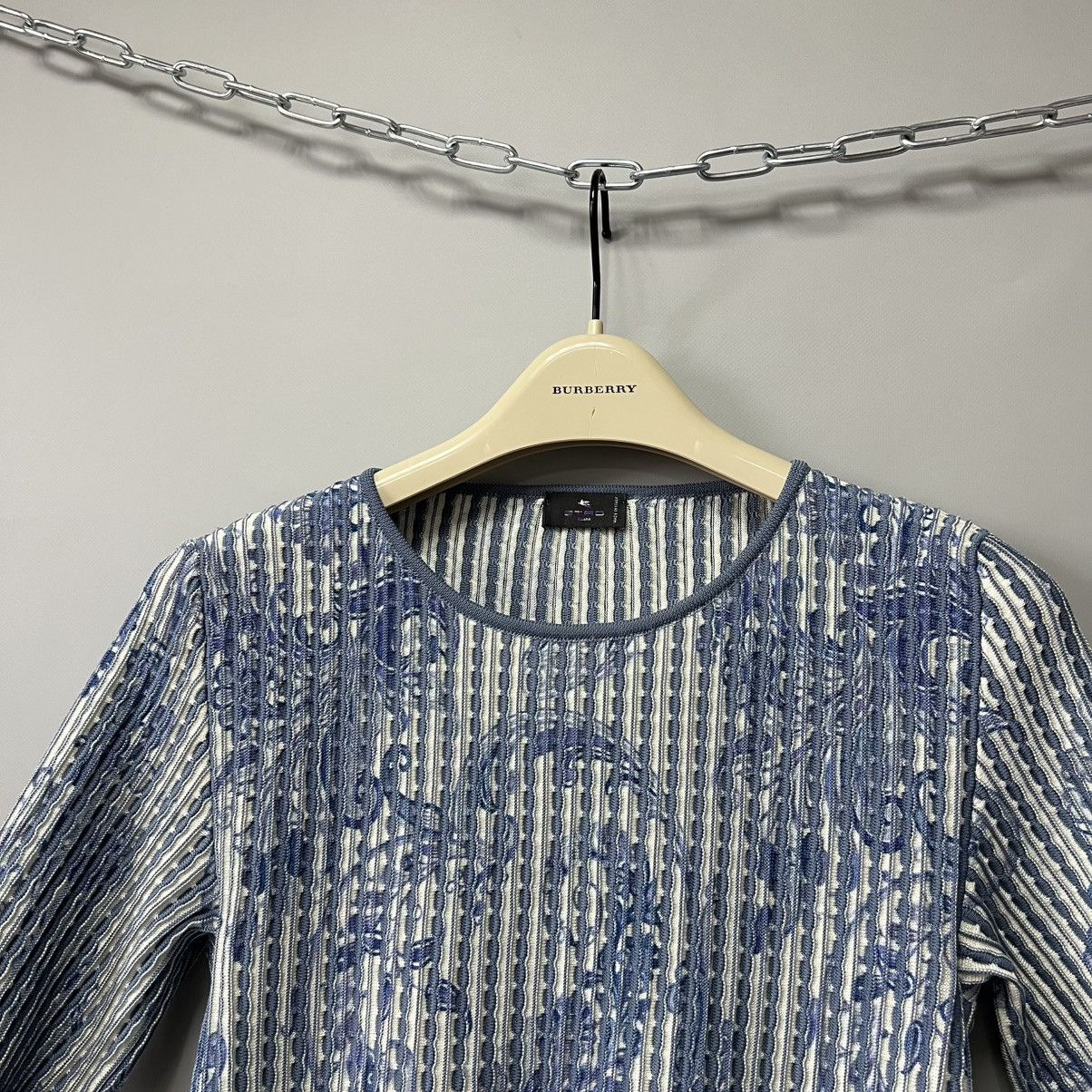 Etro Etro Paisley-Print Knitted Top Maglieria Knitwear Tricots Size M / US 6-8 / IT 42-44 - 11 Thumbnail