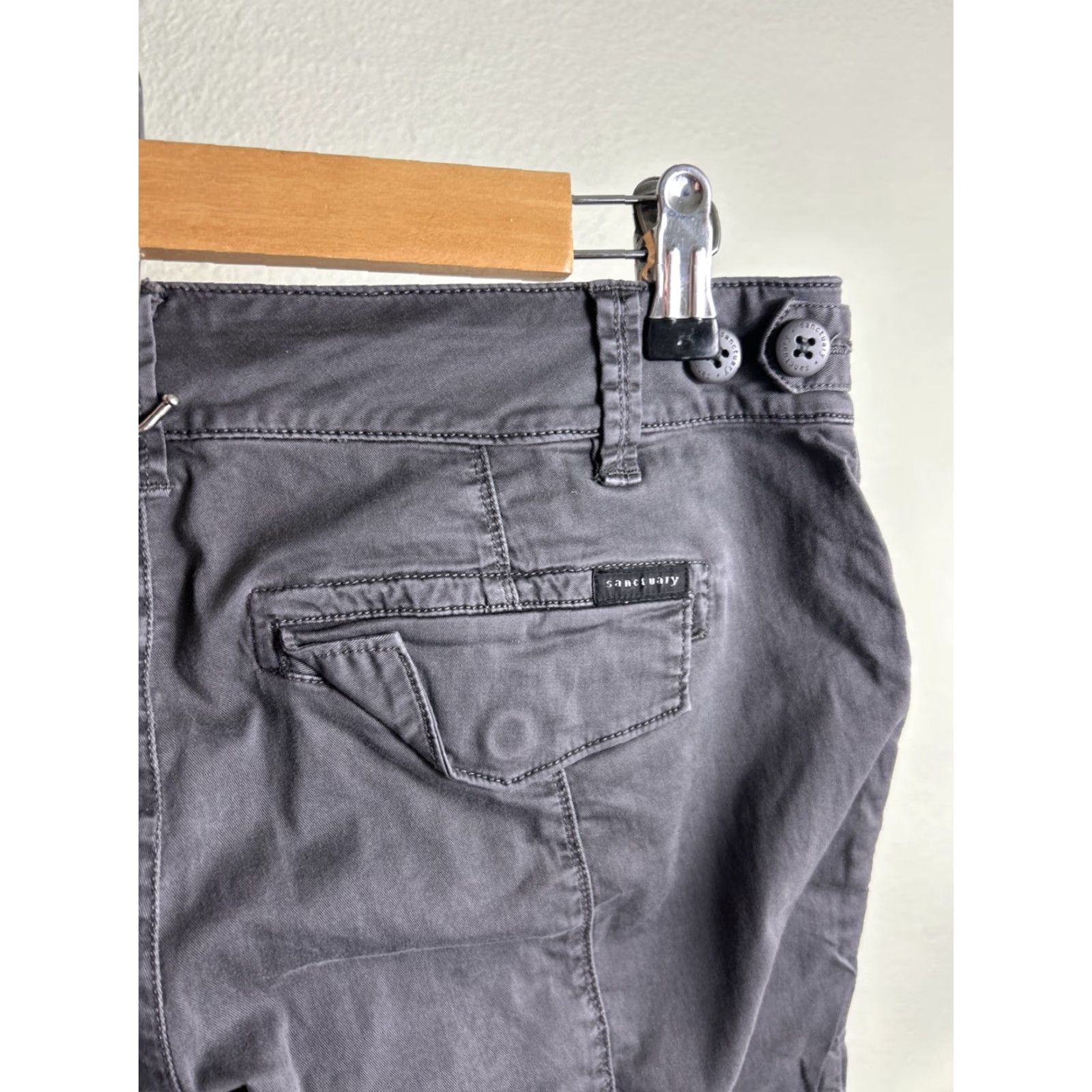 Sanctuary Sanctuary Gray Cargo Standard Surplus Pants Women Size 27 Size 27" / US 4 / IT 40 - 7 Thumbnail