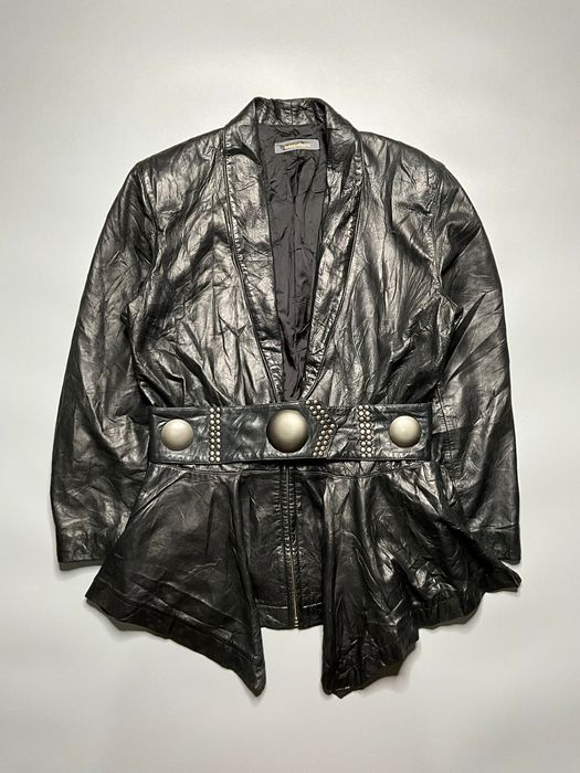 Issey Miyake Very rare Issey Miyake 80s Sheepskin Belted Jacket | Grailed