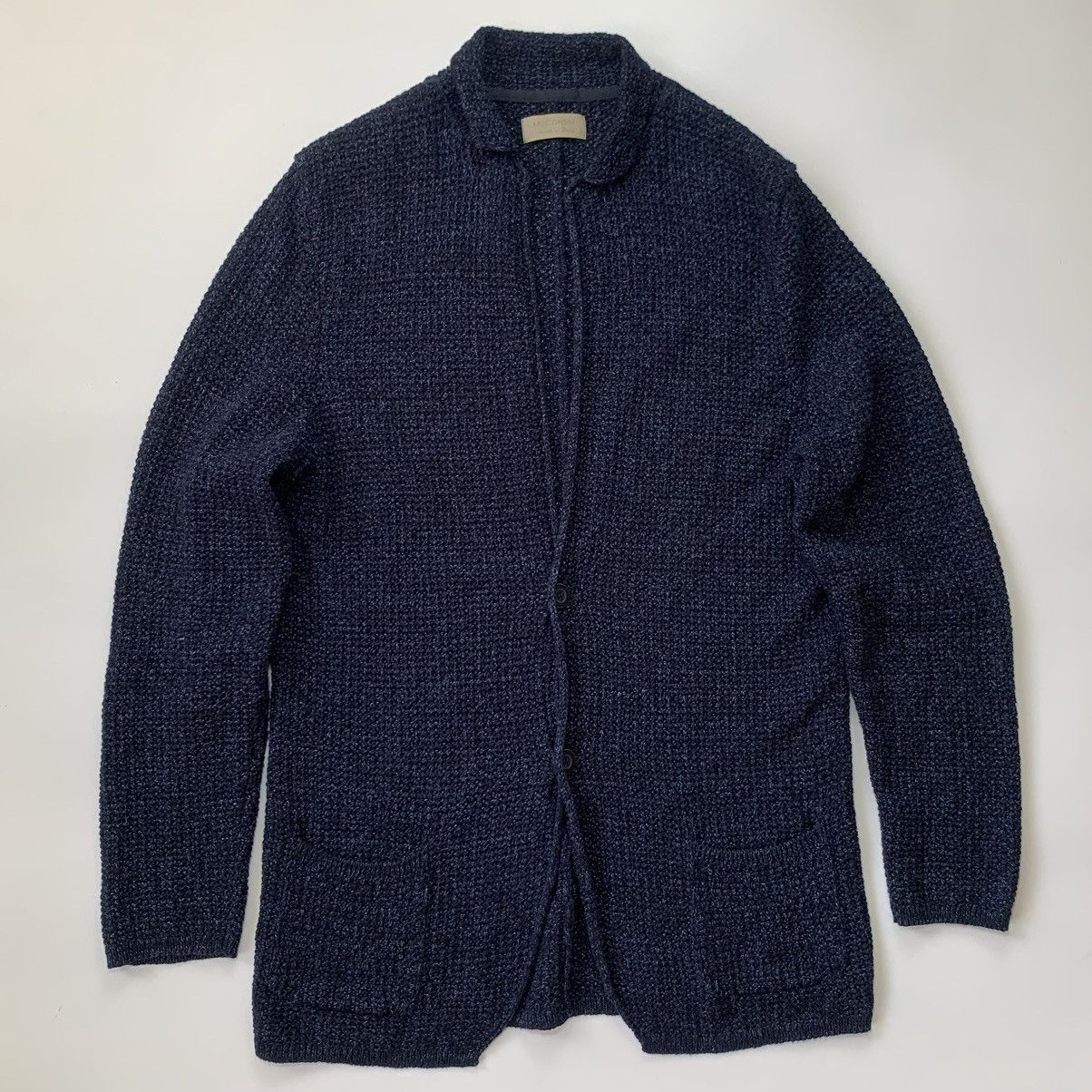 Other Falconeri Sweater Cardigan Blazer in Dark Blue 52 Italy Size 42R - 1 Thumbnail