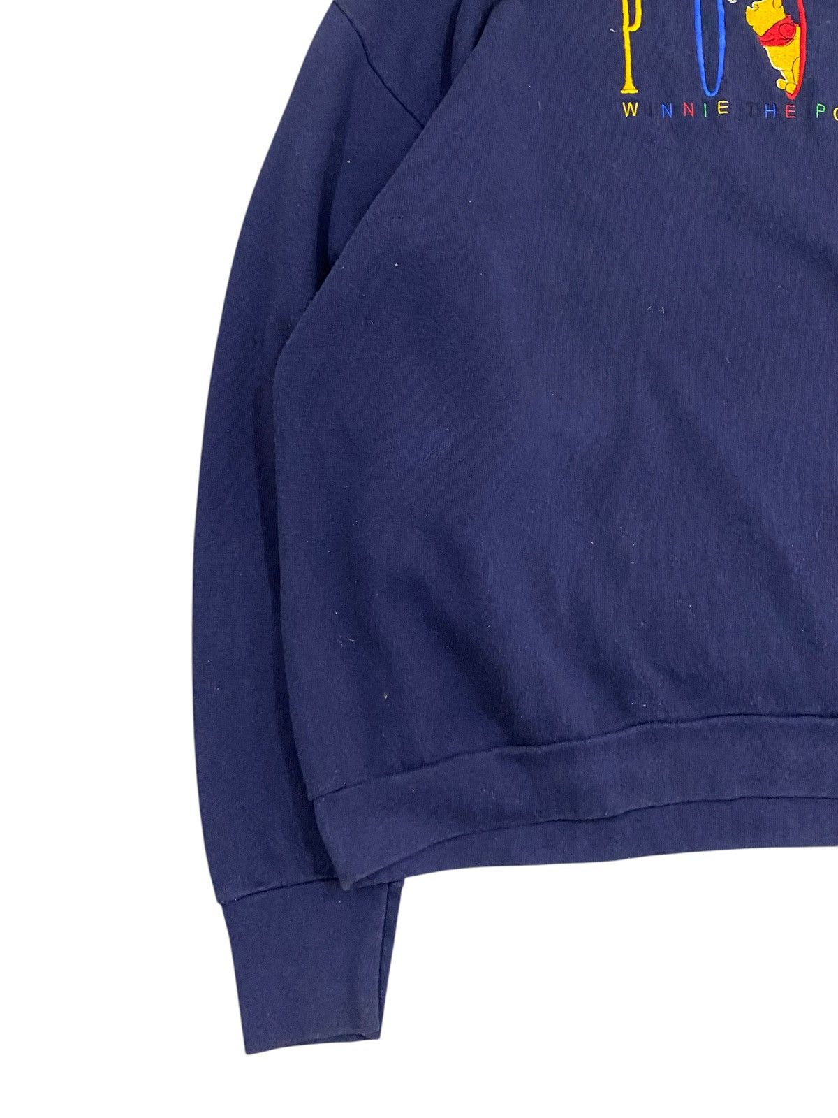 Cartoon Network Vintage Disney Winnie the Pooh Sweatshirt - Navy Blue Size US L / EU 52-54 / 3 - 4 Thumbnail