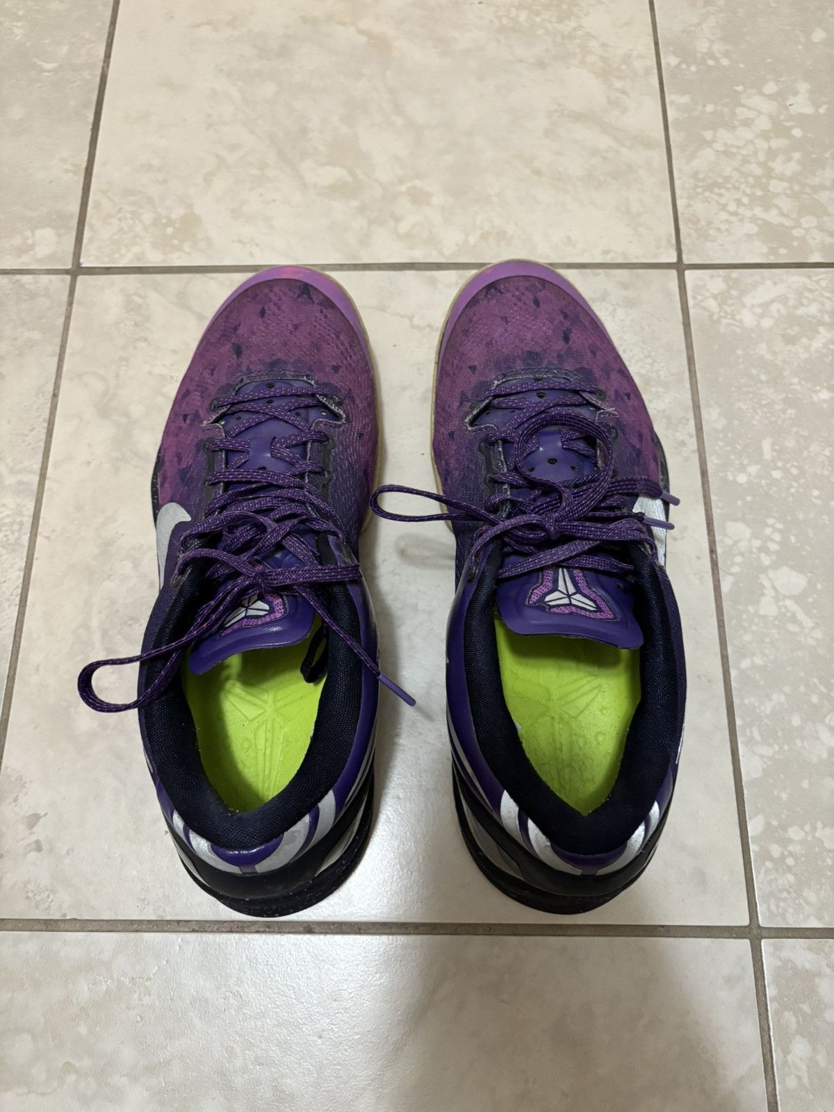 Nike Rare Nike Kobe 8 Playoffs Purple Platinum Shoes Size 9.5 Size US 9.5 / EU 42-43 - 6 Thumbnail