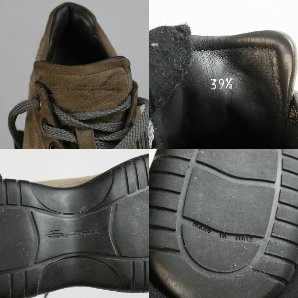 Santoni Club Suede S Logo Sneakers Size US 9.5 / IT 39.5 - 11 Thumbnail