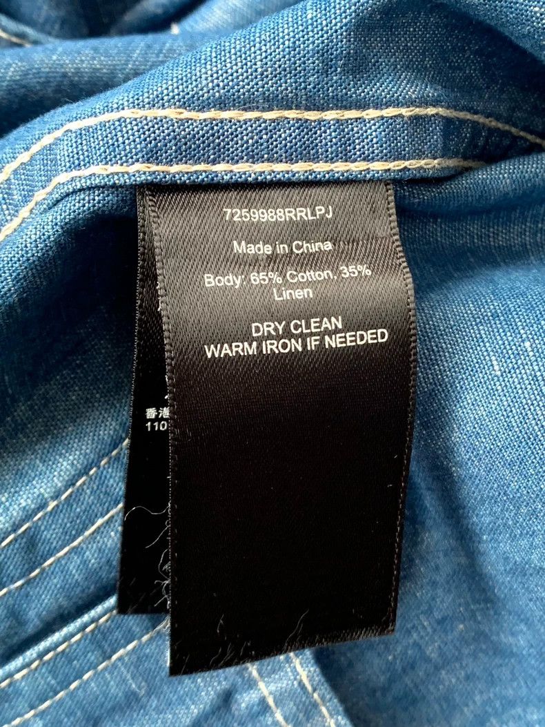 RRL Ralph Lauren RRL Ralph Lauren Indigo 1940s Navy workwear jacket 194 Size US L / EU 52-54 / 3 - 7 Thumbnail