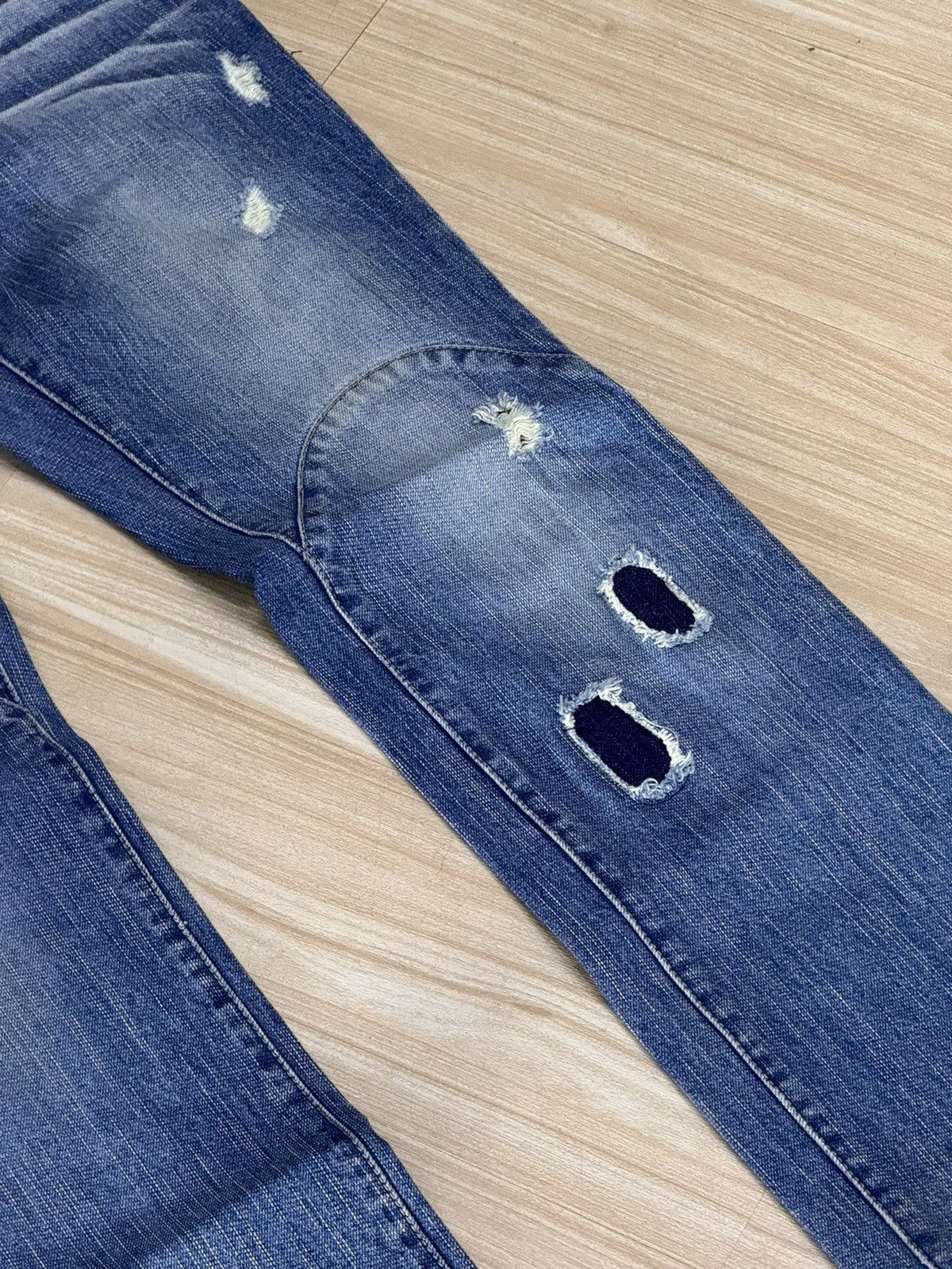 PPFM PPFM Japanese Leather Pie Jeans Size 33 inches Size US 33 - 3 Thumbnail