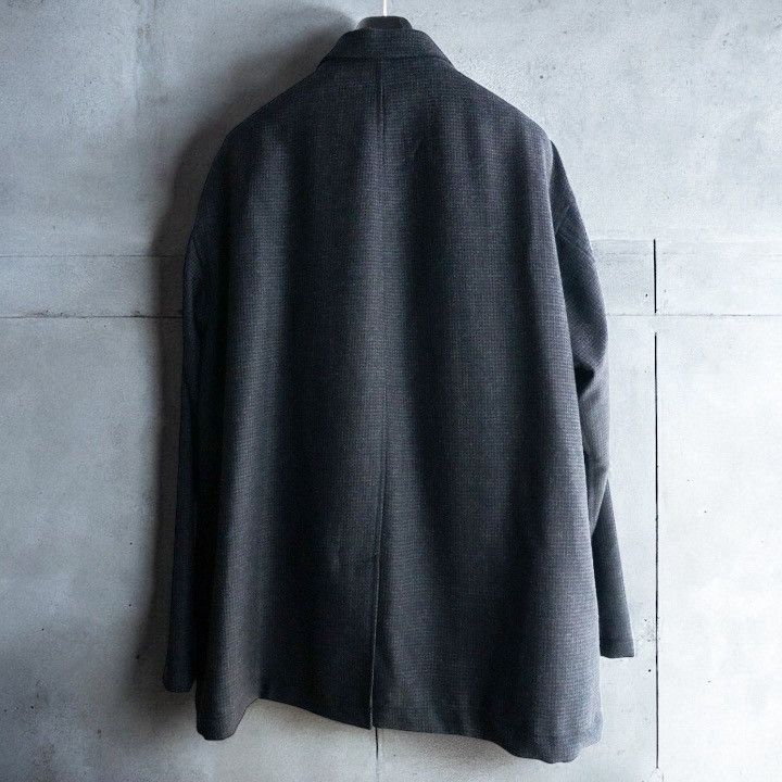 Comme des Garcons Homme NWT 25AW COMME des GARCONS HOMME Check Shawl Jacket Black S Size US S / EU 44-46 / 1 - 2 Thumbnail