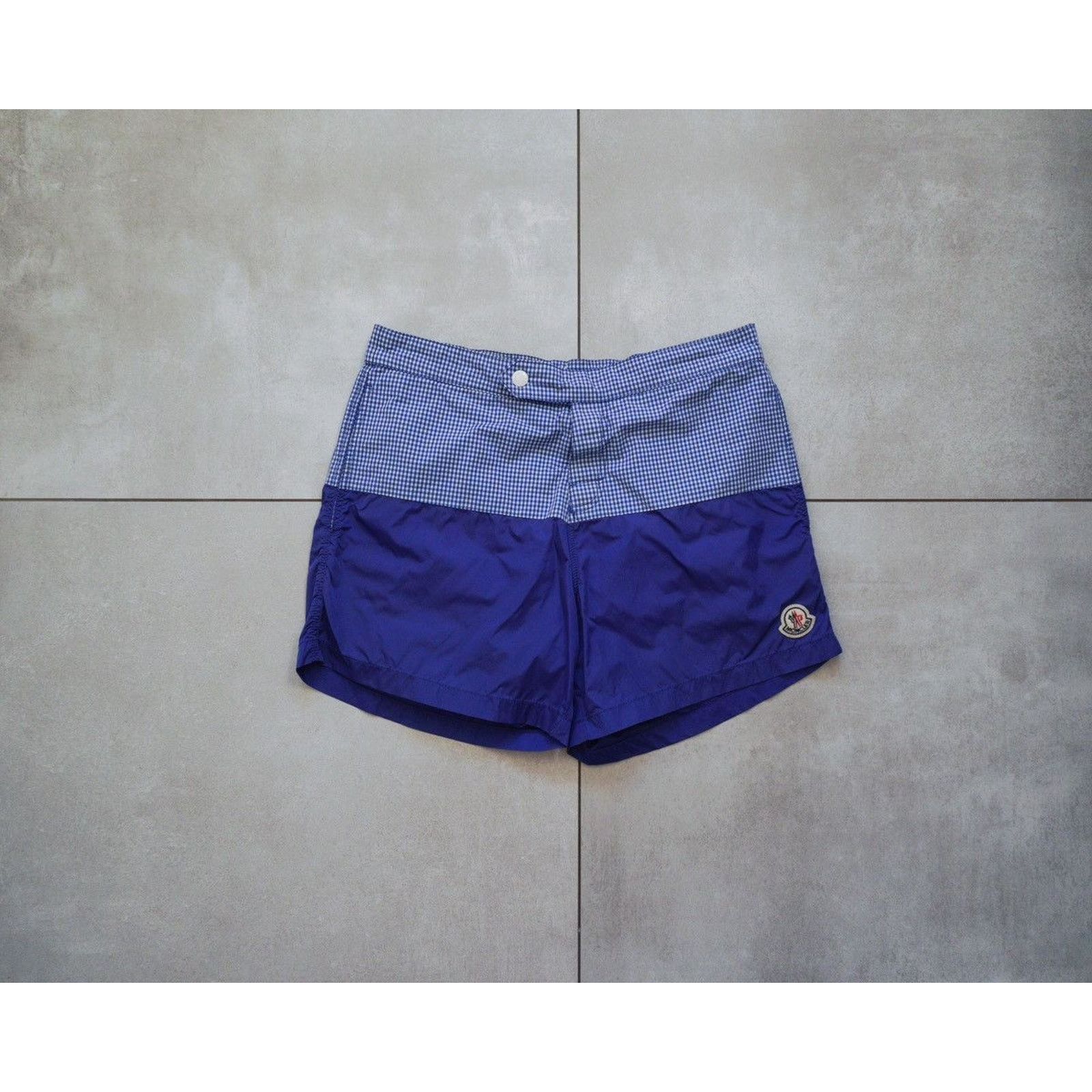 Moncler Moncler boxer mare logo blue swim short Size US 32 / EU 48 - 1 Thumbnail