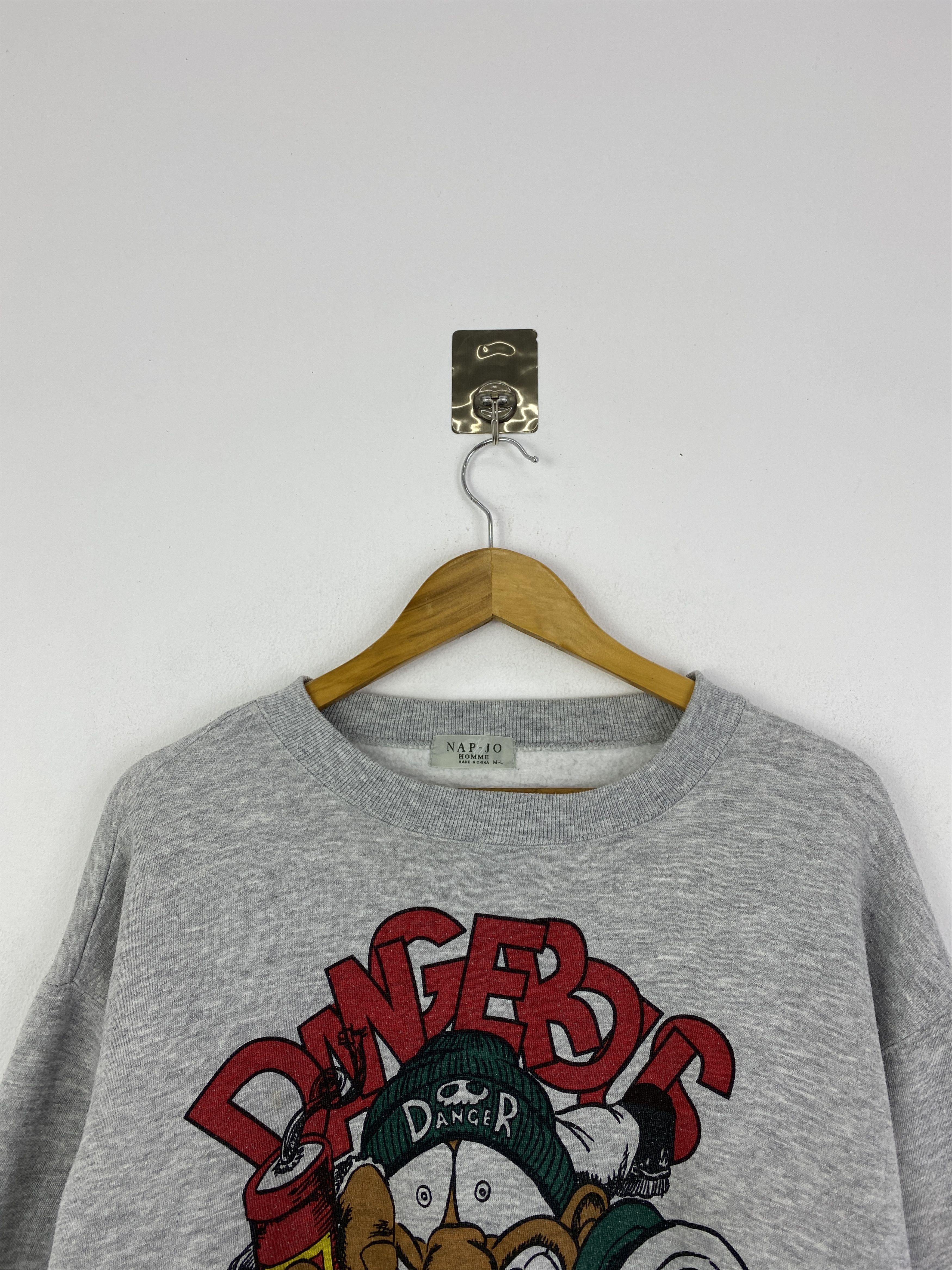 Vintage Vintage Japanese Brand Backhit Sweatshirt SH0142 Size US L / EU 52-54 / 3 - 2 Thumbnail