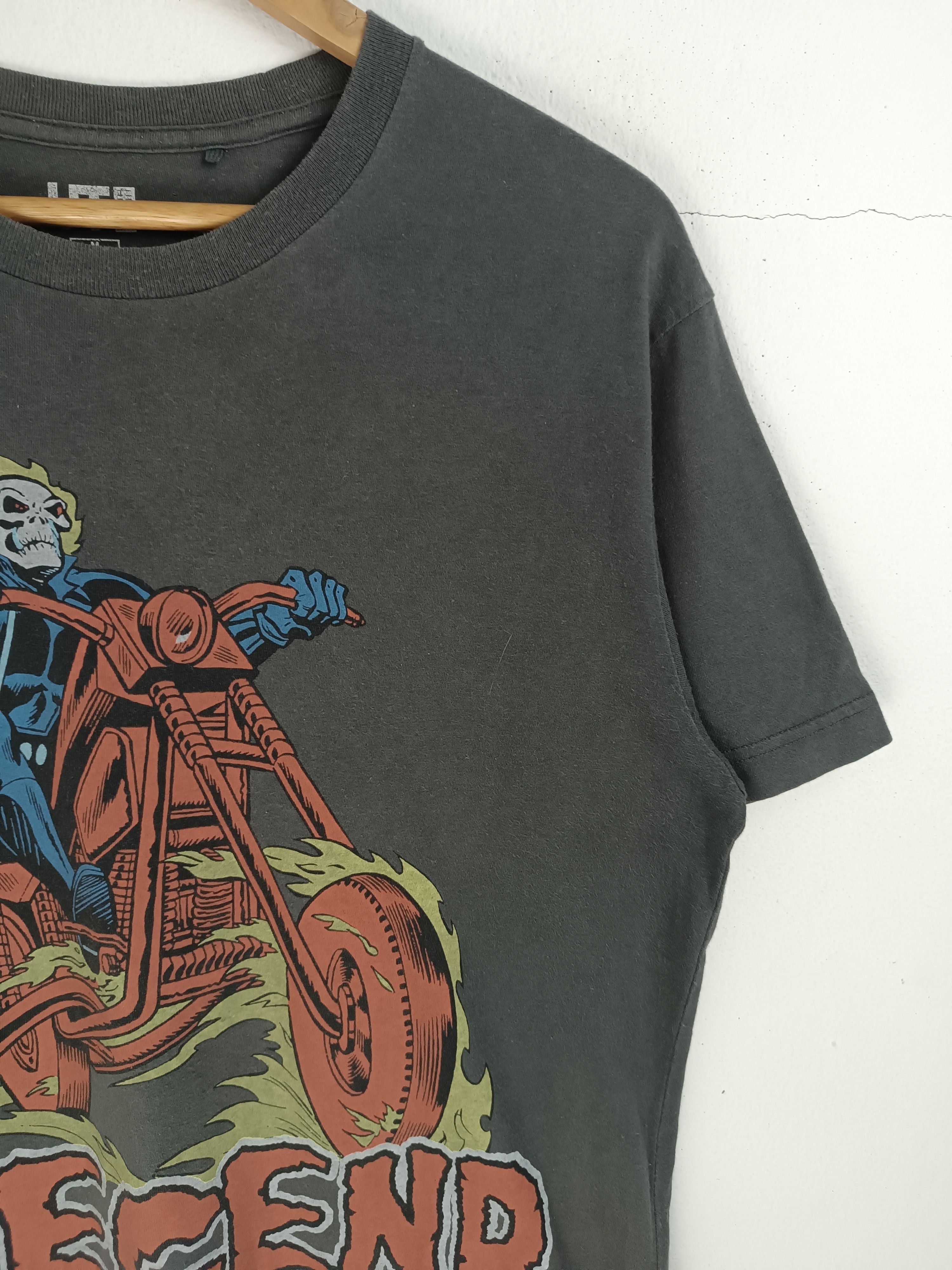 Marvel Comics VINTAGE GHOST RIDER A LEGEND IS BORN TEE marvel ironman Size US M / EU 48-50 / 2 - 6 Thumbnail