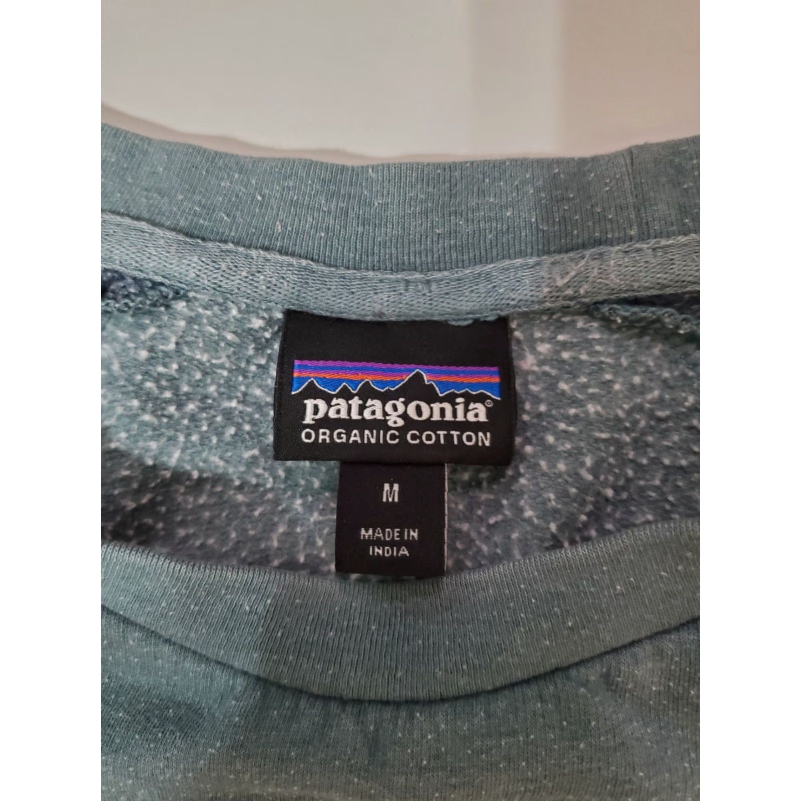 Patagonia Patagonia Sweatshirt Blue Logo P-6 Men M Crew Lightweight Organic Cotton Polyester Knit Fitz Roy Vintage: No Size US M / EU 48-50 / 2 - 2 Thumbnail