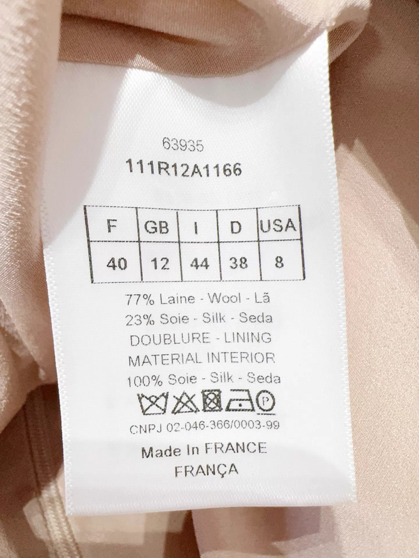 Dior Dior Blush Pink Silk-Wool Dress F40 (New, Tags) Size M / US 6-8 / IT 42-44 - 4 Thumbnail