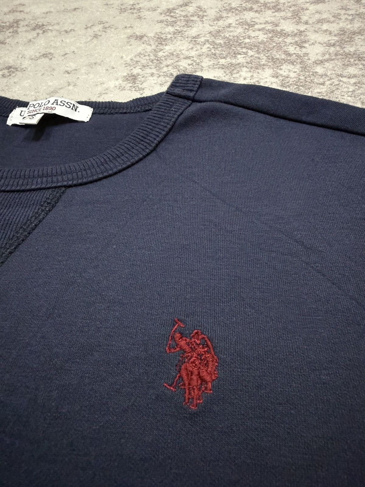 U.S. Polo Assn. U.S Polo Assn. Small Logo Crewneck Dark Blue Sweatshirt Size US S / EU 44-46 / 1 - 6 Thumbnail