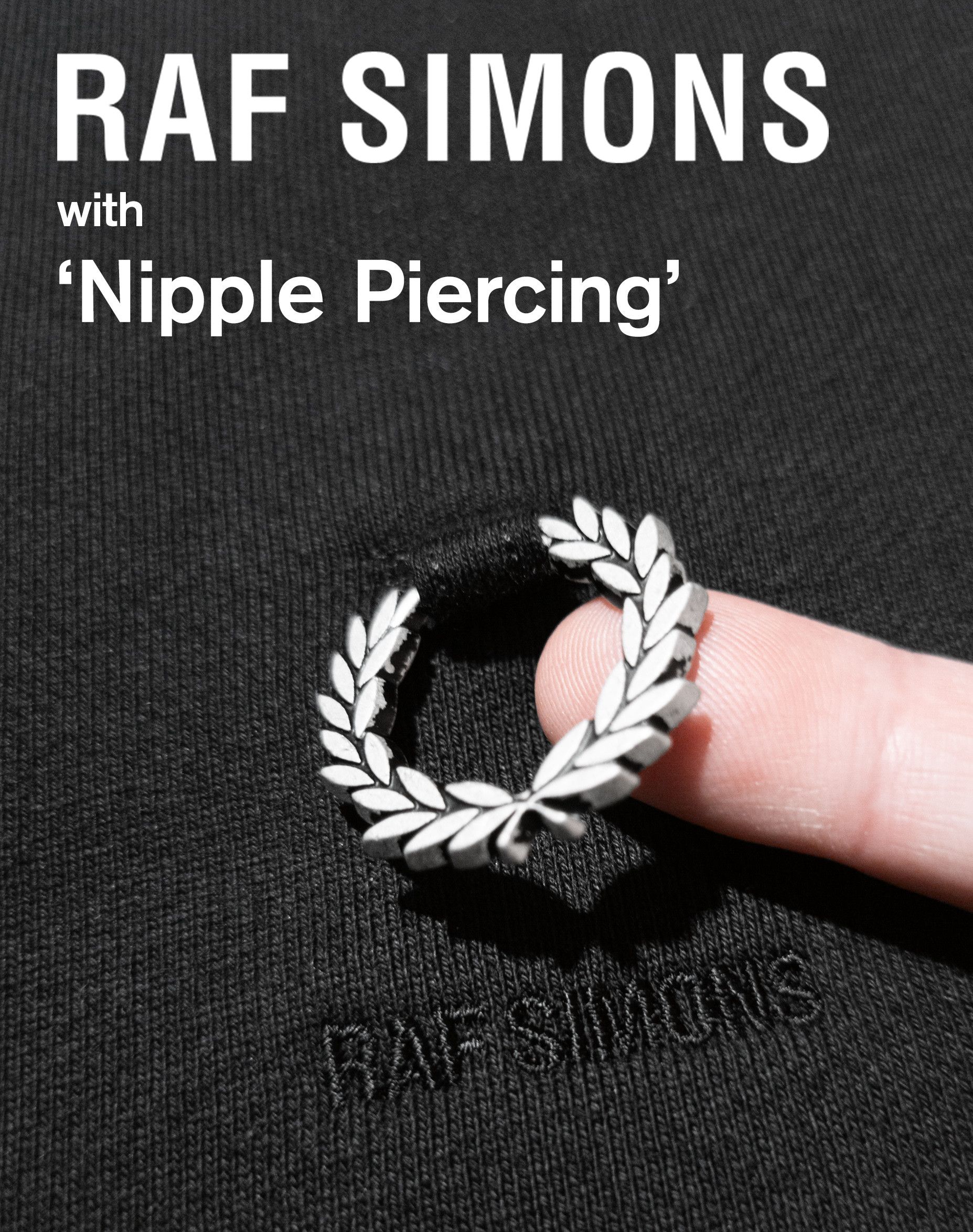 Fred Perry × Raf Simons Silver Earring Fred Perry × Raf Simons Silver Earring Fred Perry × Raf