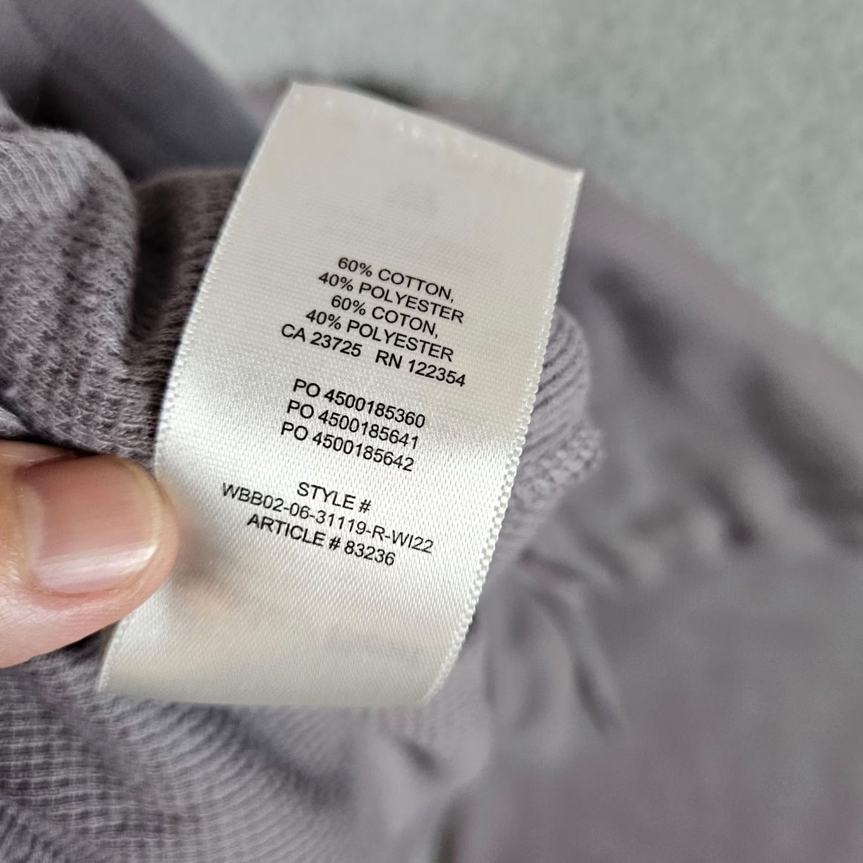 Vintage Sunday Best Women's Gray Waffle Flared Pant Size S Size 28" / US 6 / IT 42 - 4 Thumbnail