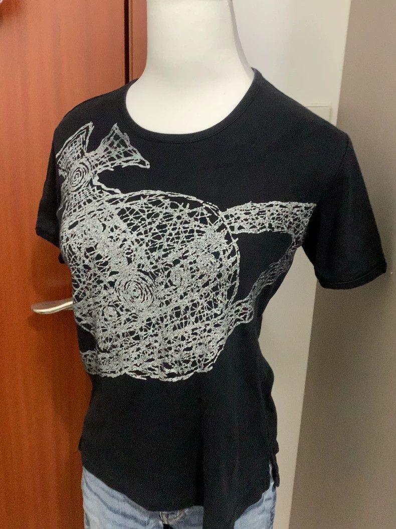Vivienne Westwood Vivienne Westwood Saturn logo black short sleeves Size L / US 10 / IT 46 - 1 Thumbnail