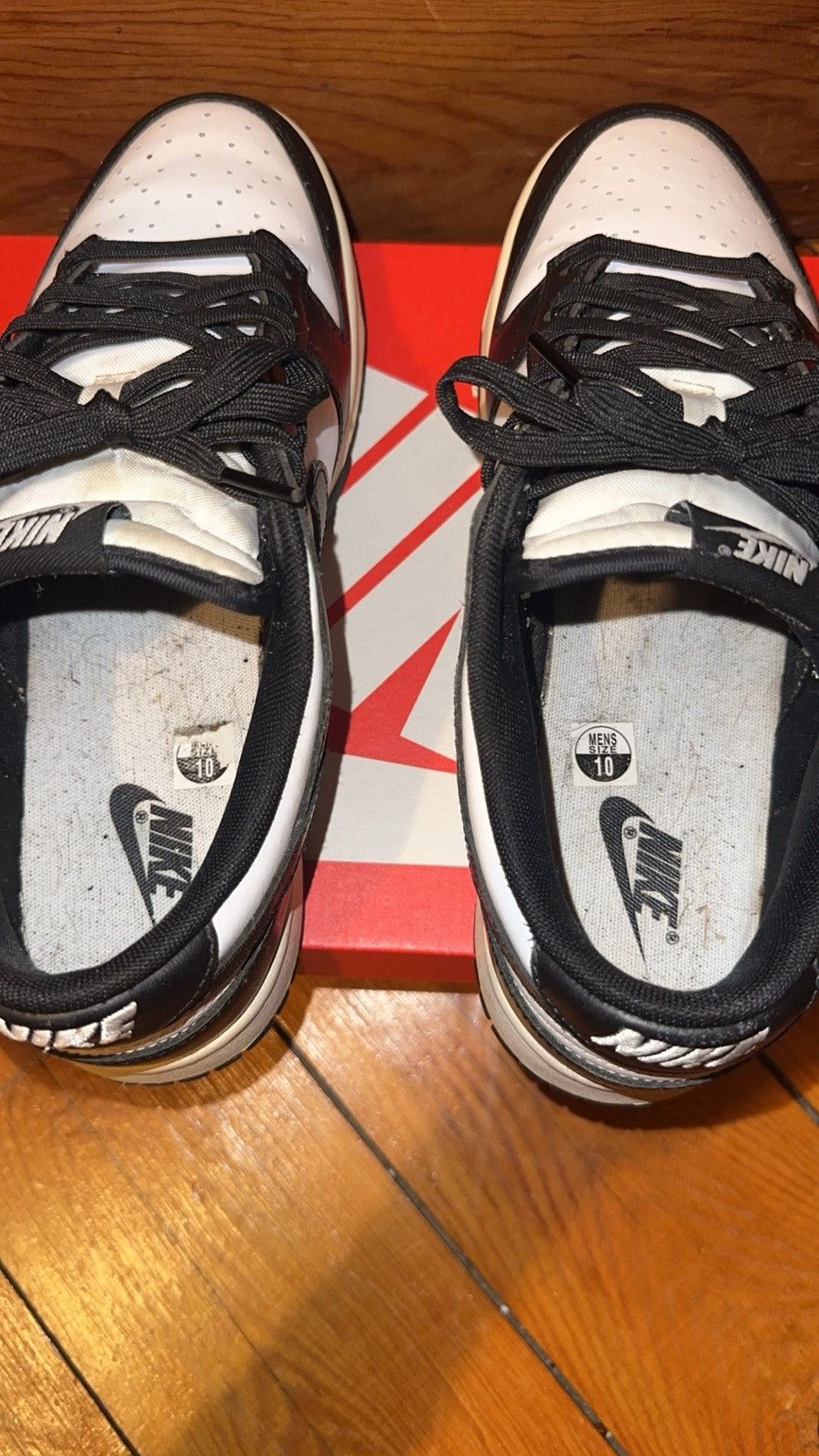 Nike Nike Dunk Low Retro “Panda” Size US 10 / EU 43 - 6 Thumbnail