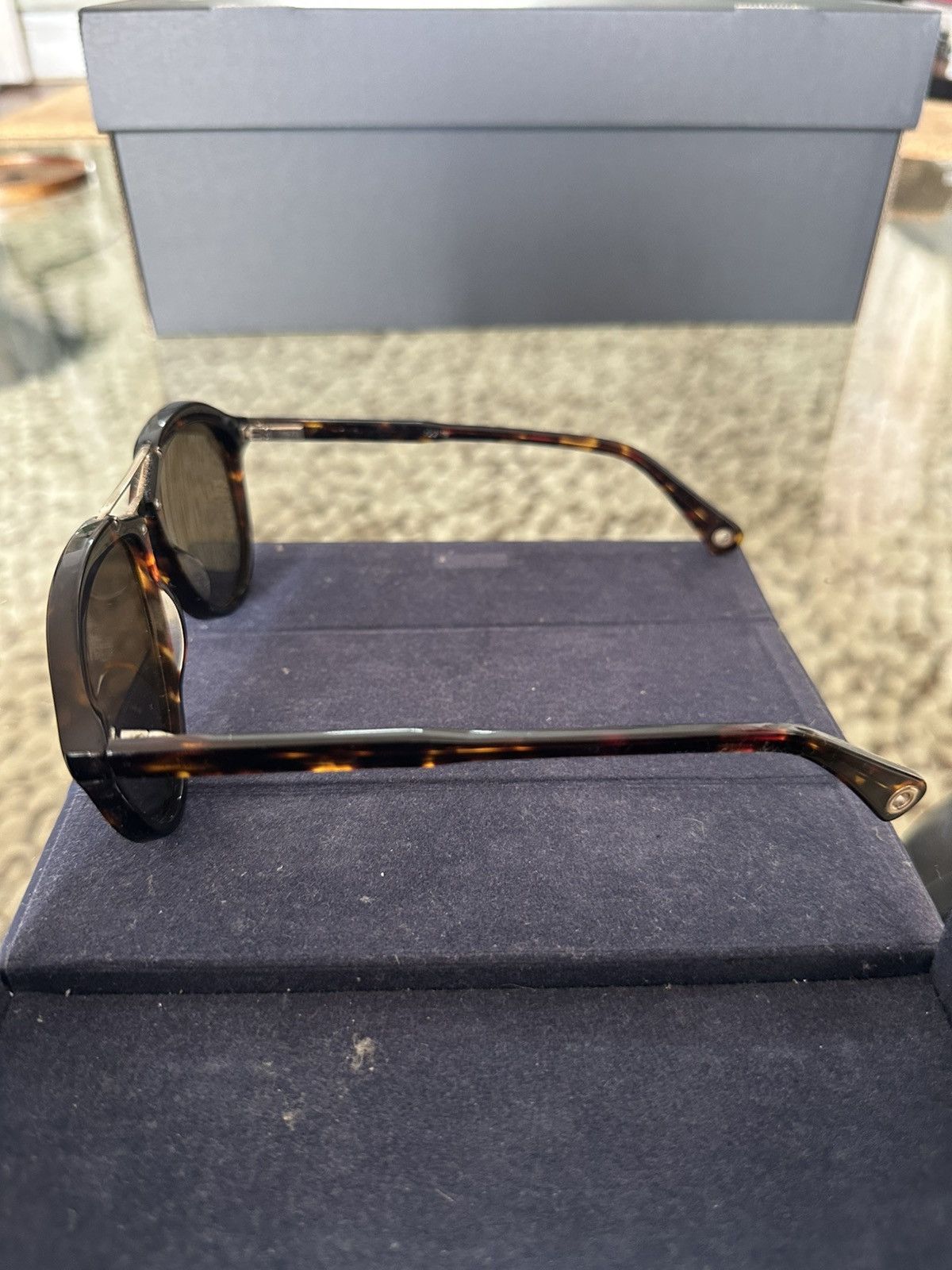 Vilebrequin Vilebrequin Tortoise Aviator Sunglasses Size ONE SIZE - 2 Thumbnail