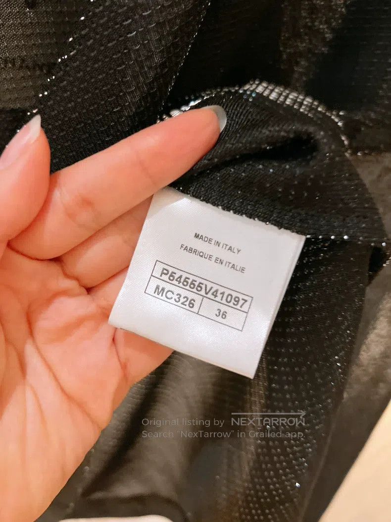Chanel Chanel Black and silver illusion needle long sleeves Size XS / US 0-2 / IT 36-38 - 8 Thumbnail