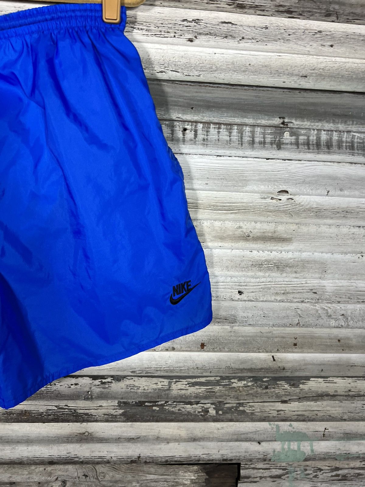 Nike × Vintage Vintage 90s Blue Nike Shorts Size US 36 / EU 52 - 3 Thumbnail