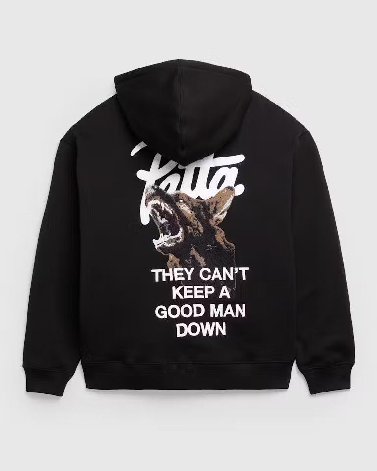Patta o1mle1025 Patta Bark Boxy Hooded Sweater in Black Size US S / EU 44-46 / 1 - 3 Thumbnail