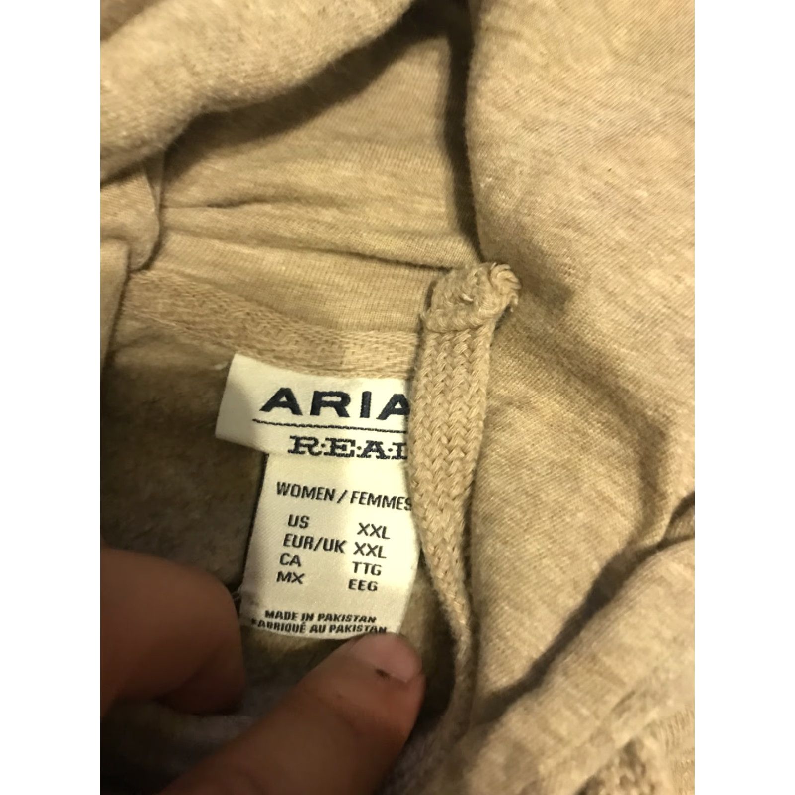 Ariat Ariat Hoodie Womens 2XL Brown Cowboy Western Graphic Logo Hooded Sweatshirt Size XXL / US 16-18 / IT 52-54 - 2 Thumbnail