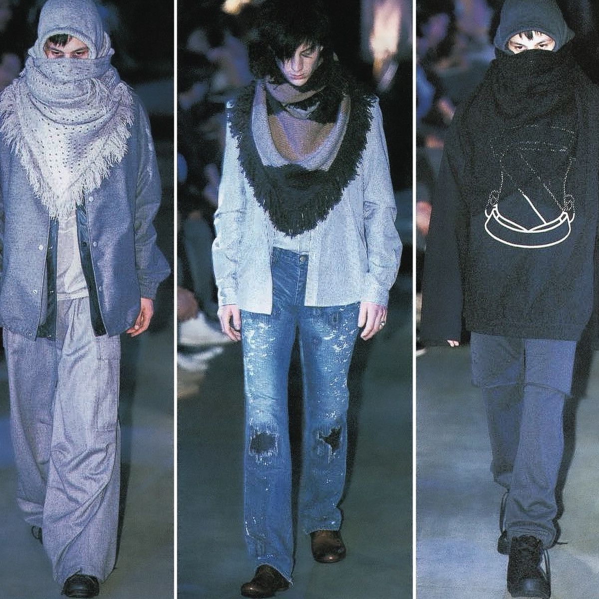 Number (N)ine AW01 “Standards” Grunge Denim Size US 34 / EU 50 - 11 Thumbnail